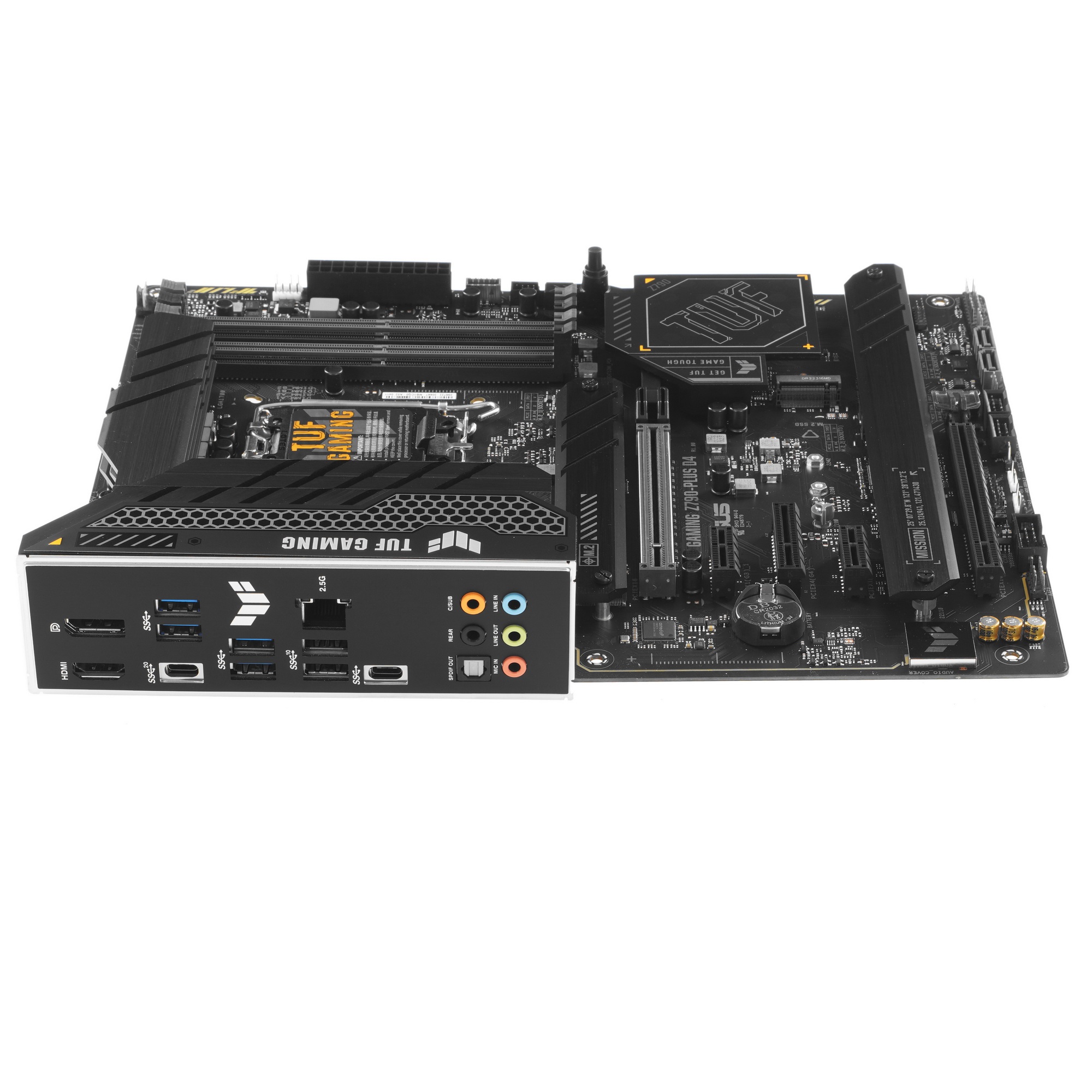 Материнская плата ASUS TUF GAMING Z790-PLUS D4, LGA 1700, Intel Z790, 4xDDR4, 4xSATA, 4xM.2, 1xPCIe