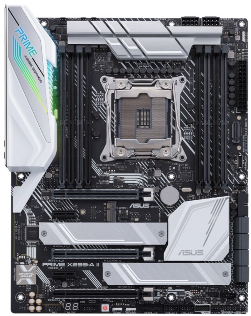 Материнская плата ASUS PRIME X299-A II, LGA 2066, Intel X299, 8xDDR4, 8xSATA, 3xM.2, 1xPCIe 3.0 x8,