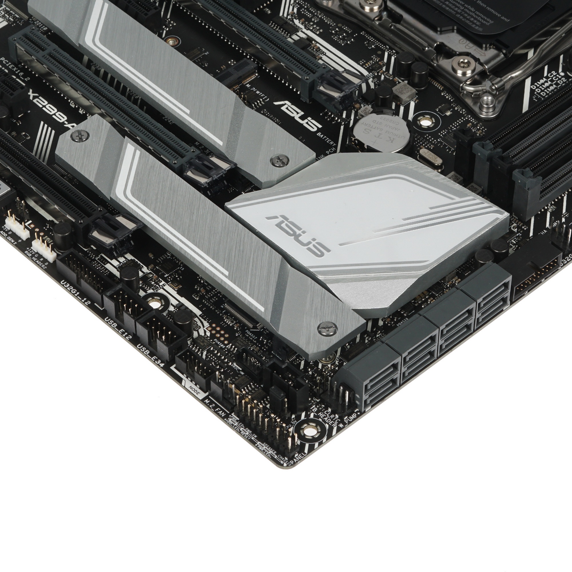 Материнская плата ASUS PRIME X299-A II, LGA 2066, Intel X299, 8xDDR4, 8xSATA, 3xM.2, 1xPCIe 3.0 x8,
