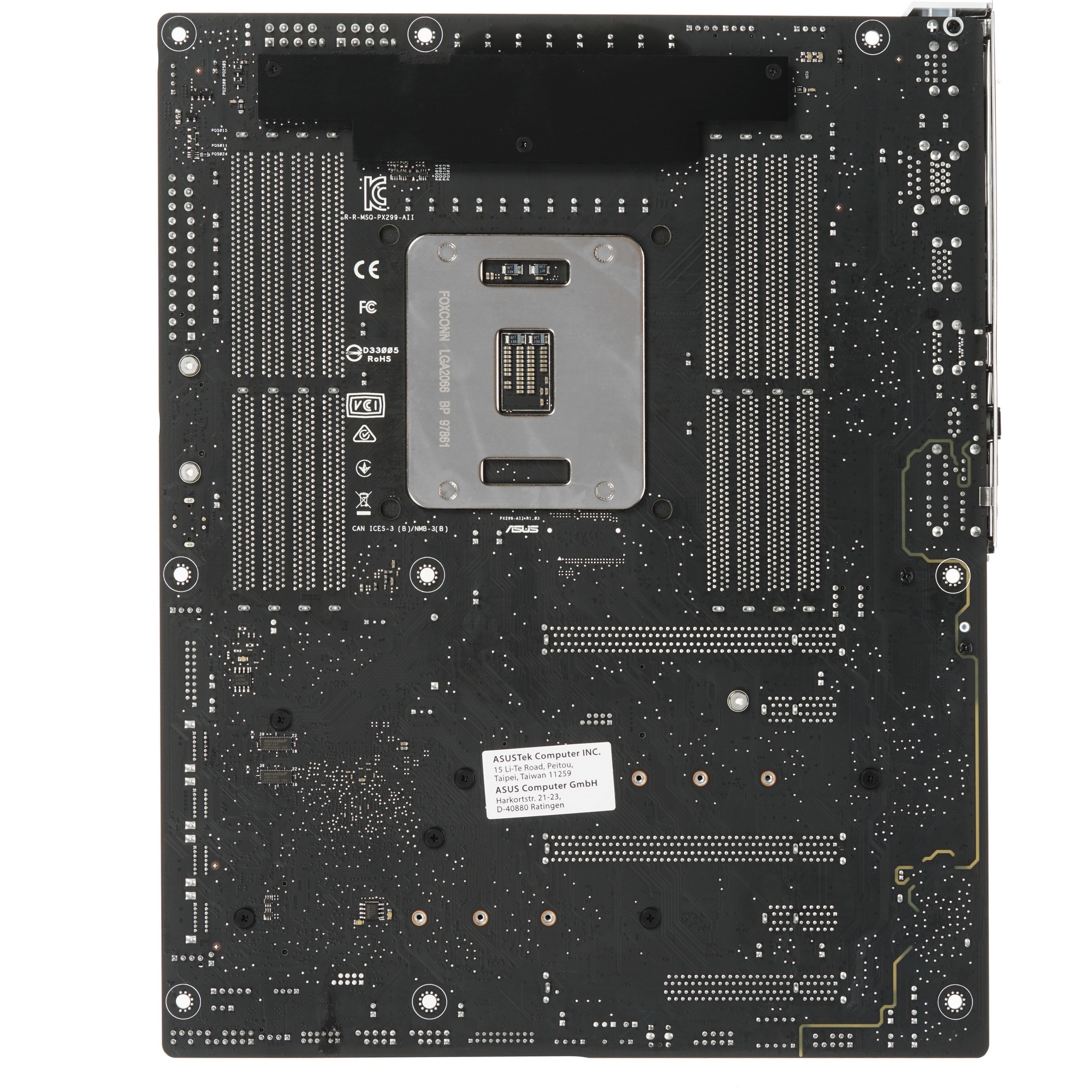 Материнская плата ASUS PRIME X299-A II, LGA 2066, Intel X299, 8xDDR4, 8xSATA, 3xM.2, 1xPCIe 3.0 x8,