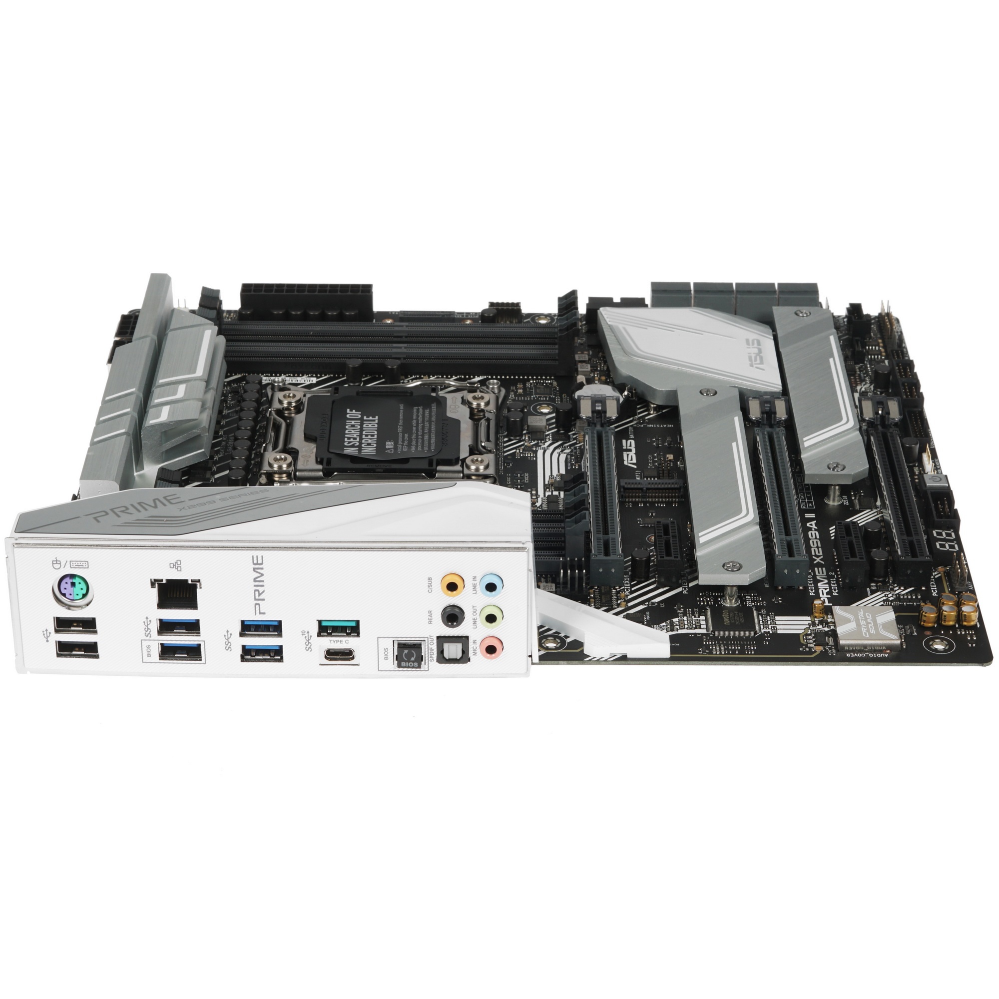 Материнская плата ASUS PRIME X299-A II, LGA 2066, Intel X299, 8xDDR4, 8xSATA, 3xM.2, 1xPCIe 3.0 x8,