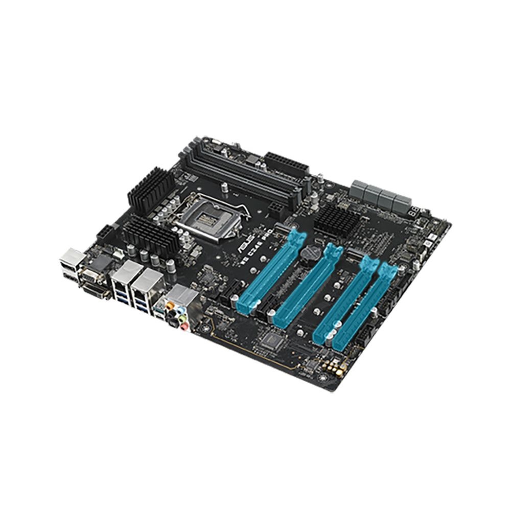 Материнская плата ASUS WS C246 DC, LGA 1151, Intel C246, 4xDDR4, 8xSATA, 1xM.2, 4xPCIe 3.0 x16, 2xPC