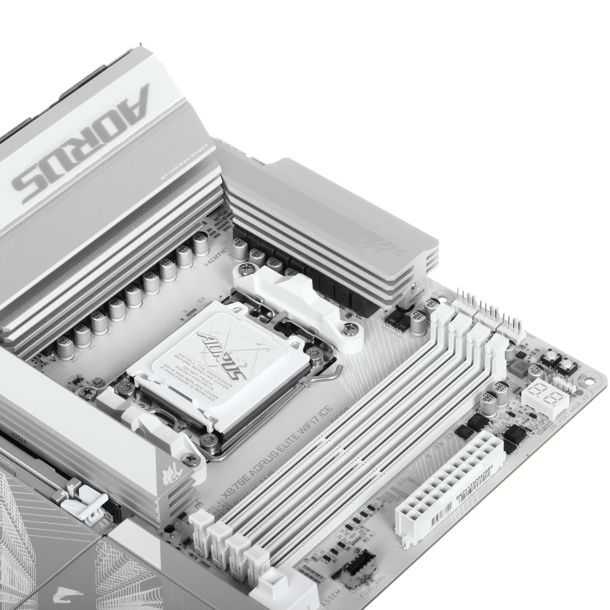 Материнская плата Gigabyte X870E AORUS ELITE WIFI7 ICE, RTL