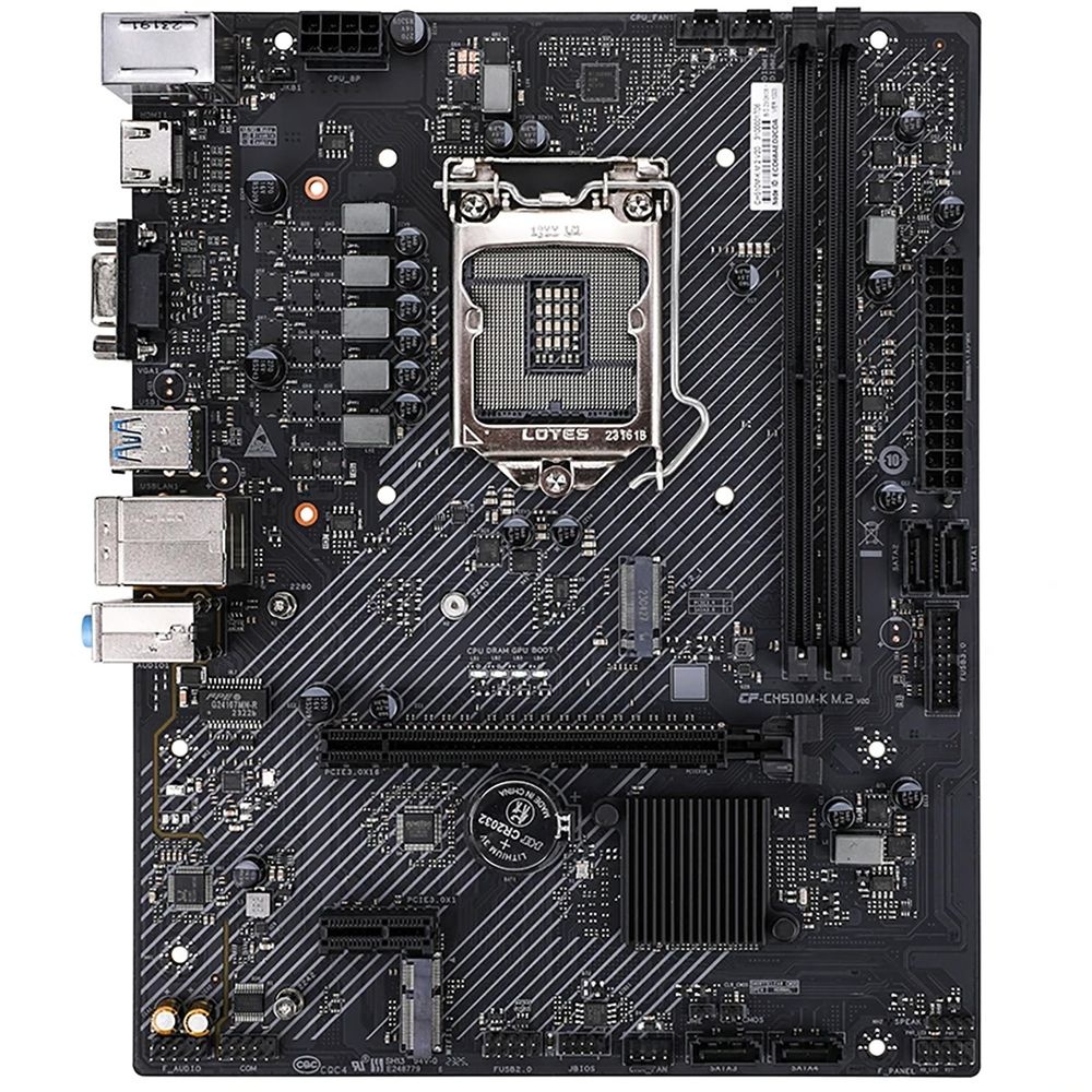 Материнская плата Colorful CH510M-K M.2 V20, LGA 1200, Intel H510, 2xDDR4, 4xSATA, 1xM.2, 1xPCIe 4.0