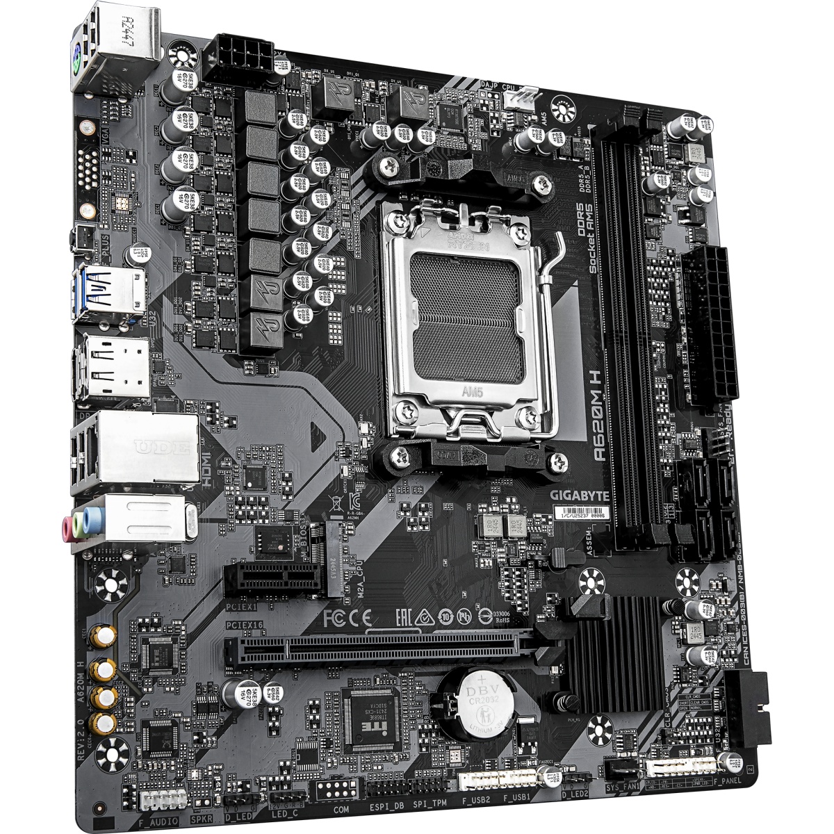 Материнская плата AMD A620 SAM5 MATX A620M H 2.0 GIGABYTE