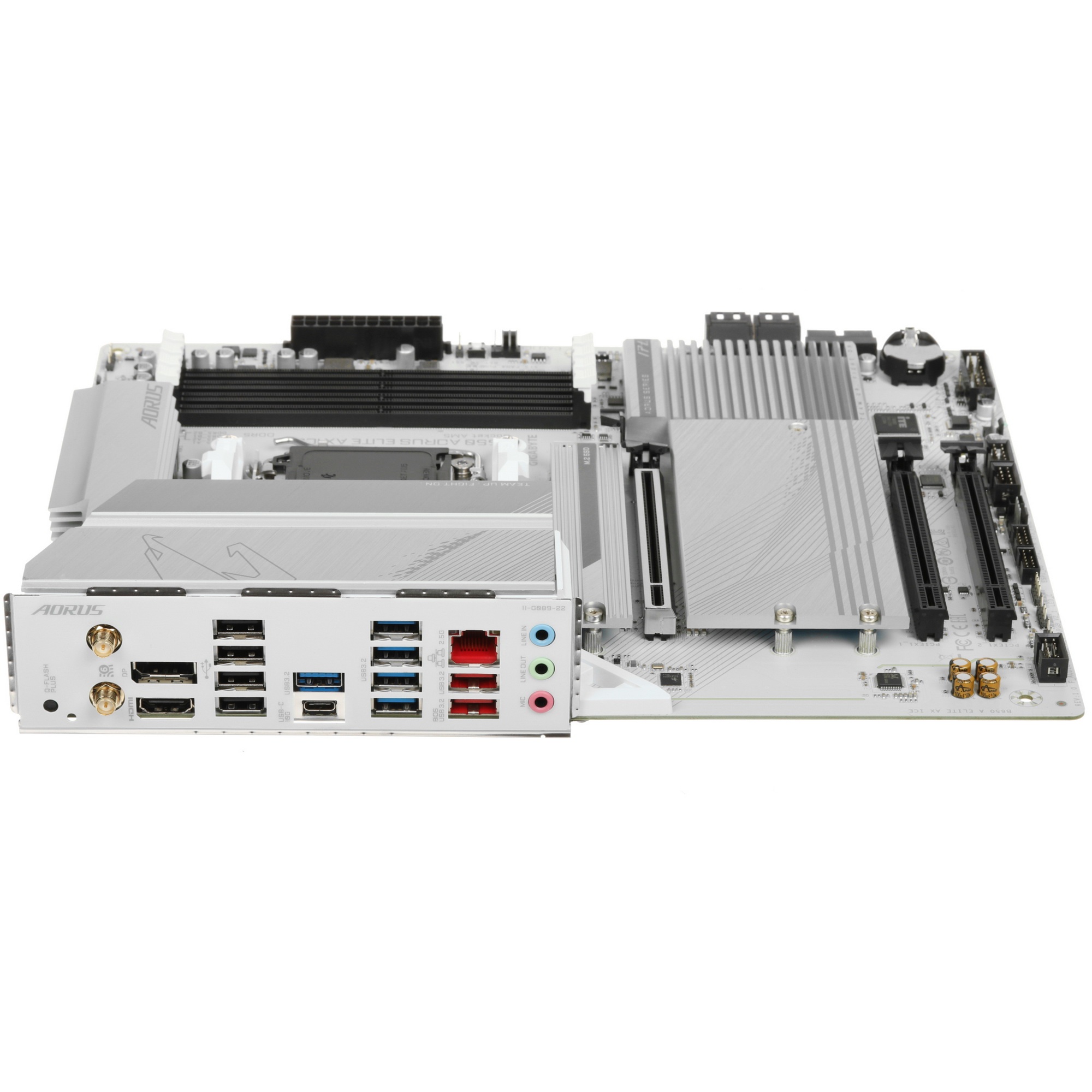 Материнская плата GIGABYTE B650 AORUS ELITE AX ICE, AM5, AMD B650, 4xDDR5, 4xSATA, 3xM.2, 1xPCI-E 4.