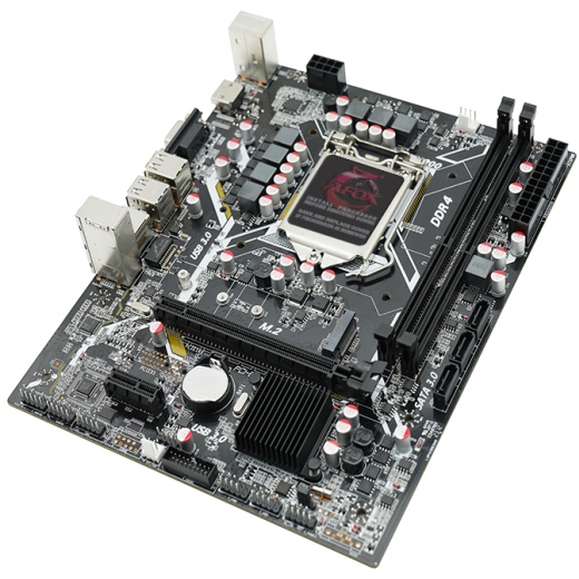 Материнская плата AFOX IH510D4-MA6-V2, LGA 1200, Intel H510, 2xDDR4, 3xSATA, 1xM.2, 1xPCI-E 4.0 x16,