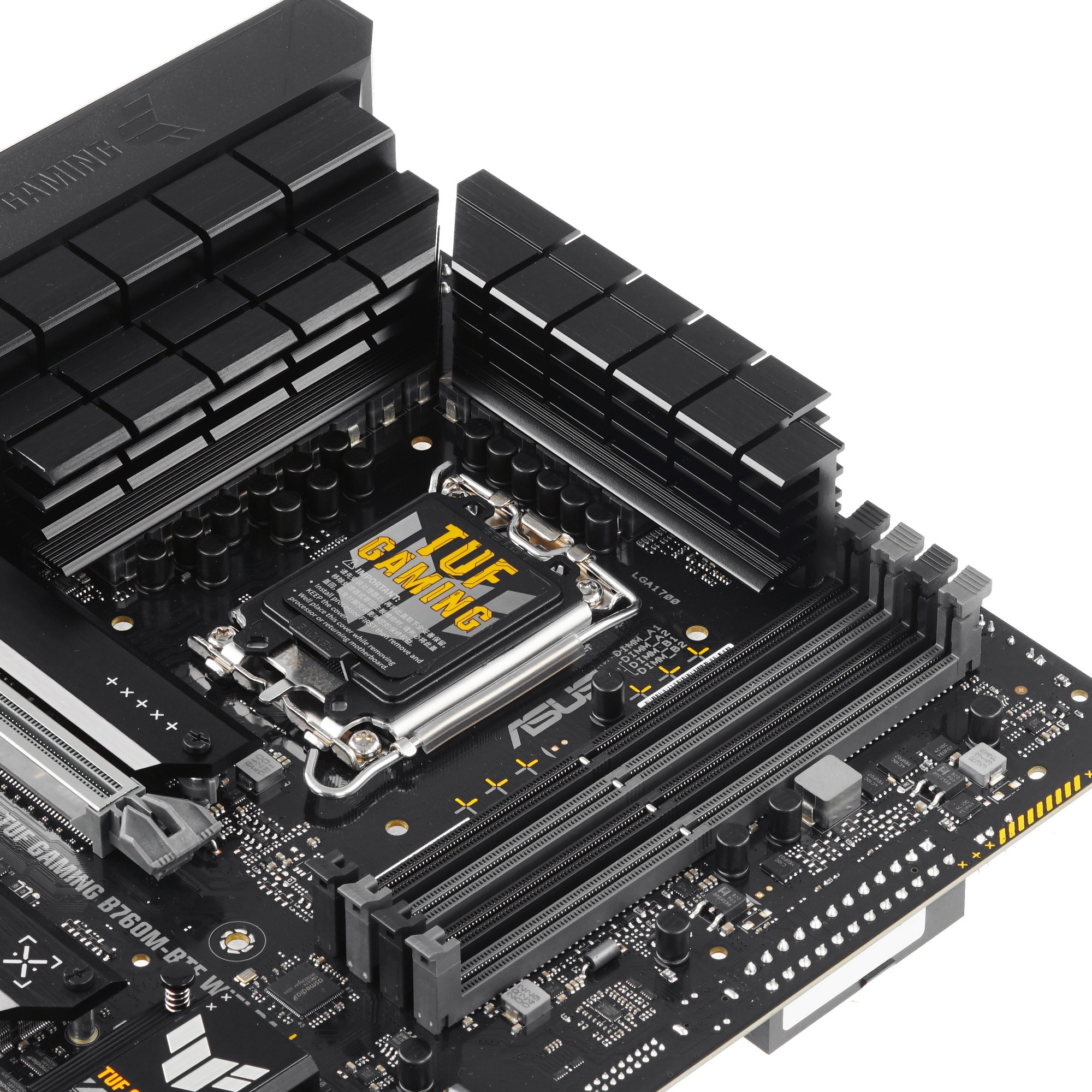 Материнская плата ASUS TUF GAMING B760M-BTF WIFI D4, LGA 1700, Intel B760, 4xDDR4, 4xSATA, 3xM.2, 1x