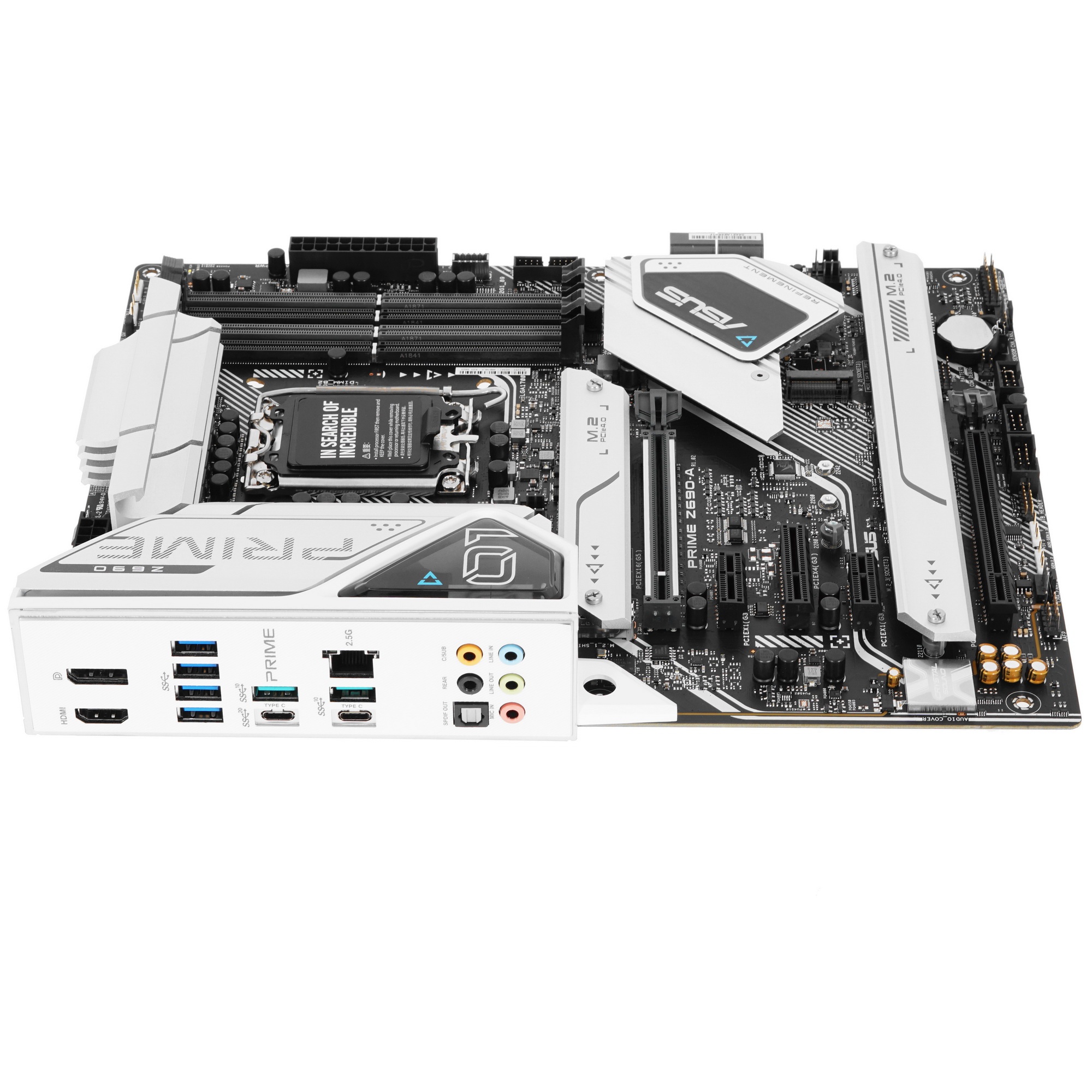 Материнская плата ASUS PRIME Z690-A, LGA1700, Z690, 4*DDR5, HDMI+DP, CrossFireX, SATA3 + RAID, Audio