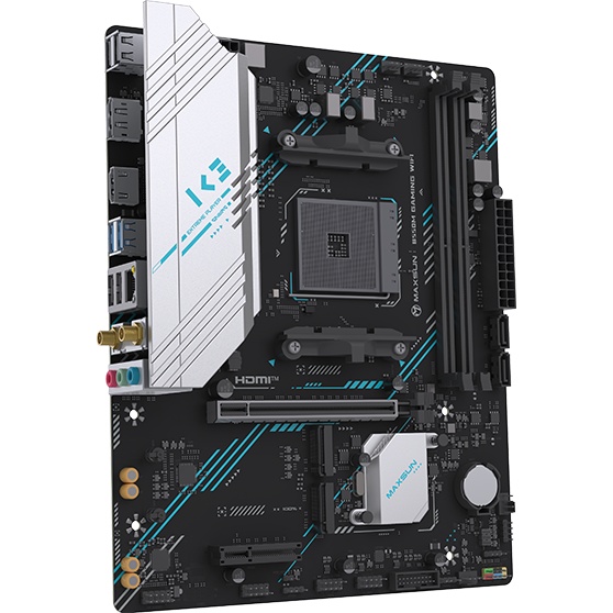 Материнская плата Maxsun MS-B550M GAMING WIFI B550, AM4, 2*DDR4, 1*PCIEx16, 1*PCIEx4, 1*PCIEx1, 2*M.