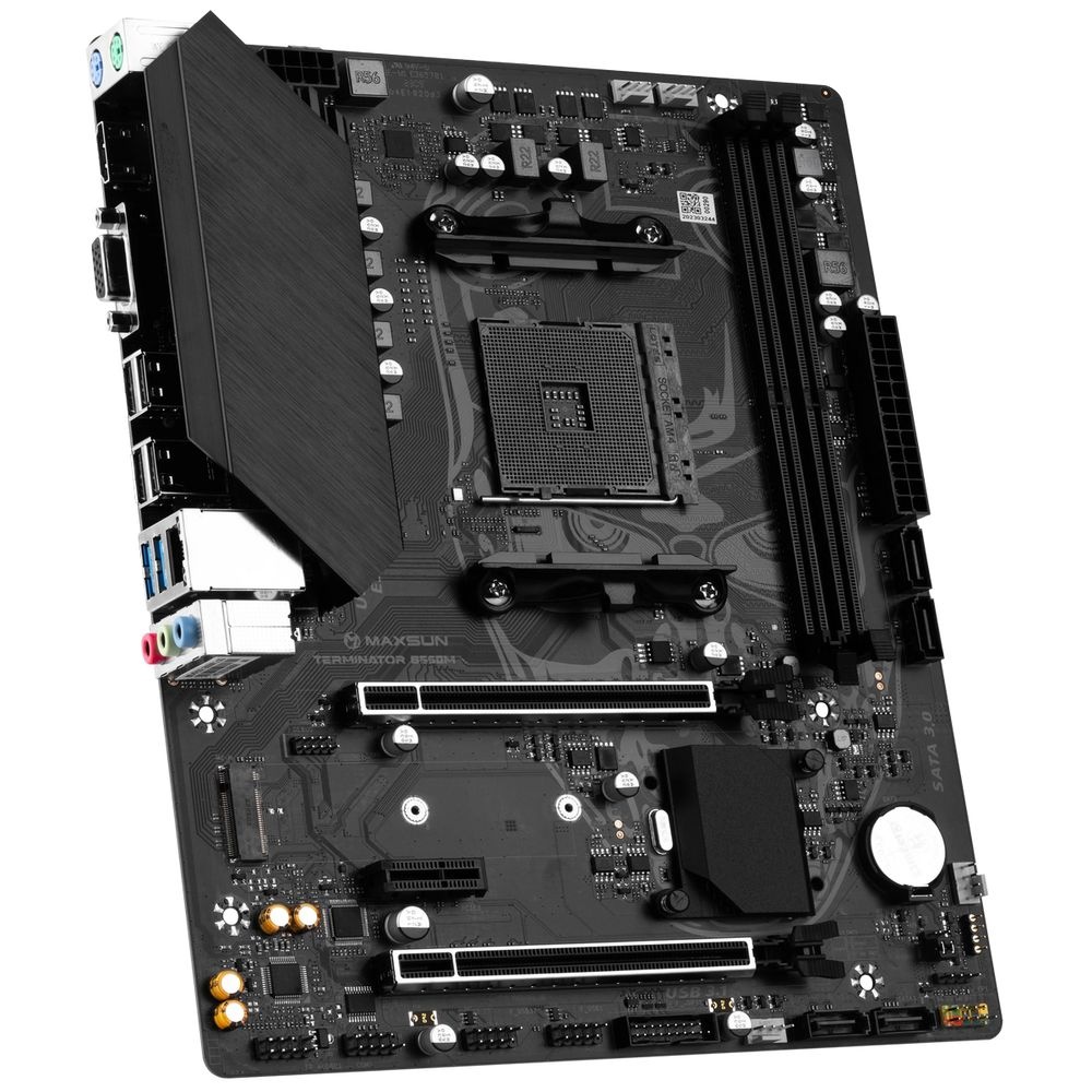 Материнская плата Maxsun MS-Terminator B550M B550, AM4, 2*DDR4, 1*PCIEx16, 1*PCIEx4, 1*PCIEx1, 1*M.2