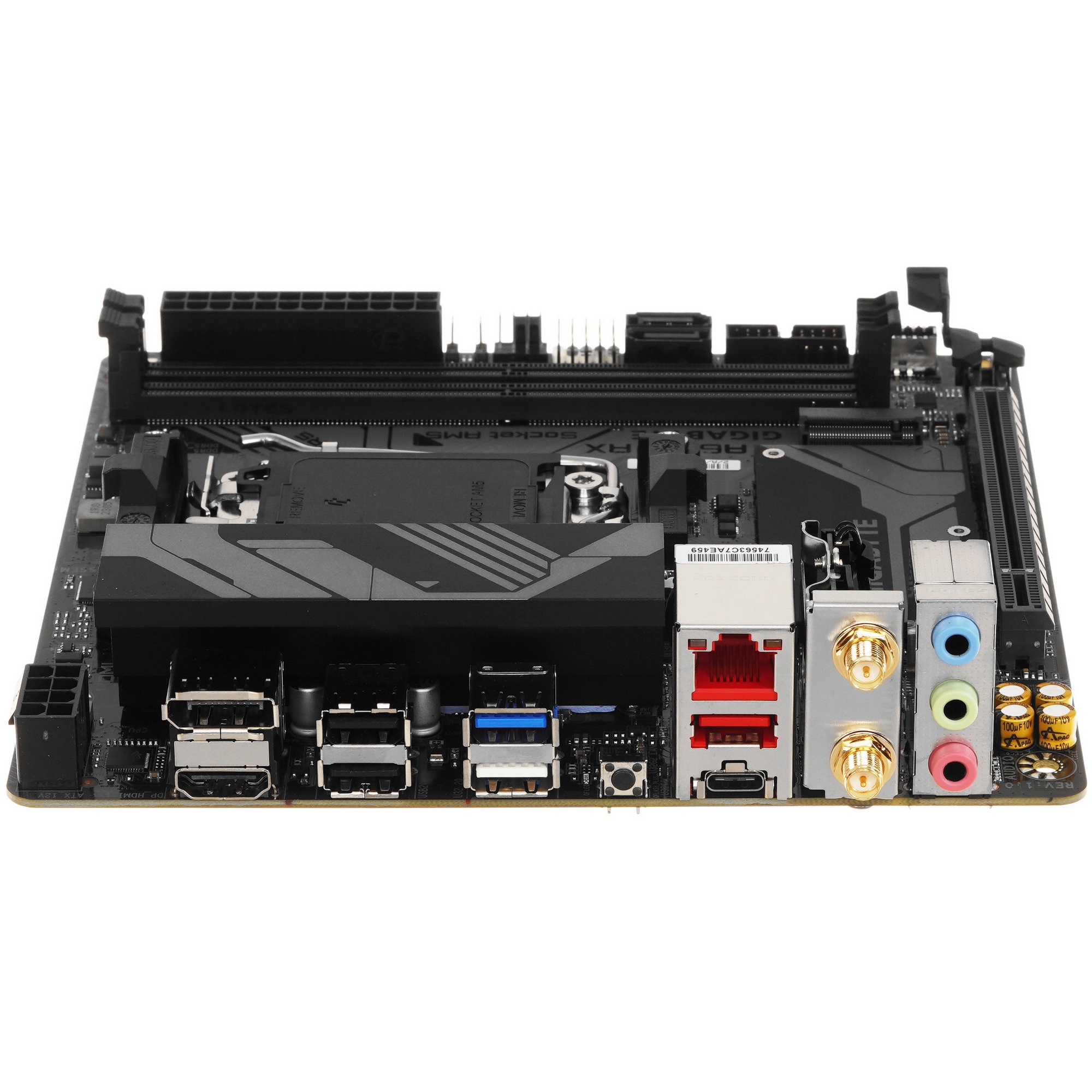 Материнская плата Gigabyte A620I AX, Mini-ITX, AM5, AMD A620, 2xDDR5, 2xSATA, 1xM.2, 1xPCI-E 4.0 x16