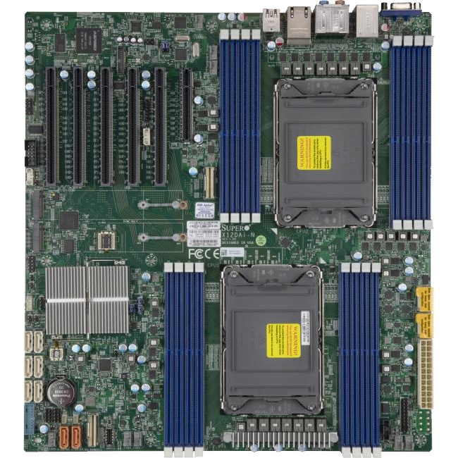 Материнская плата SuperMicro X12DAI-N6, LGA 4189, Intel C621A, 16xDDR4, 8xSATA, 2xM.2, 5xPCI-E 4.0 x