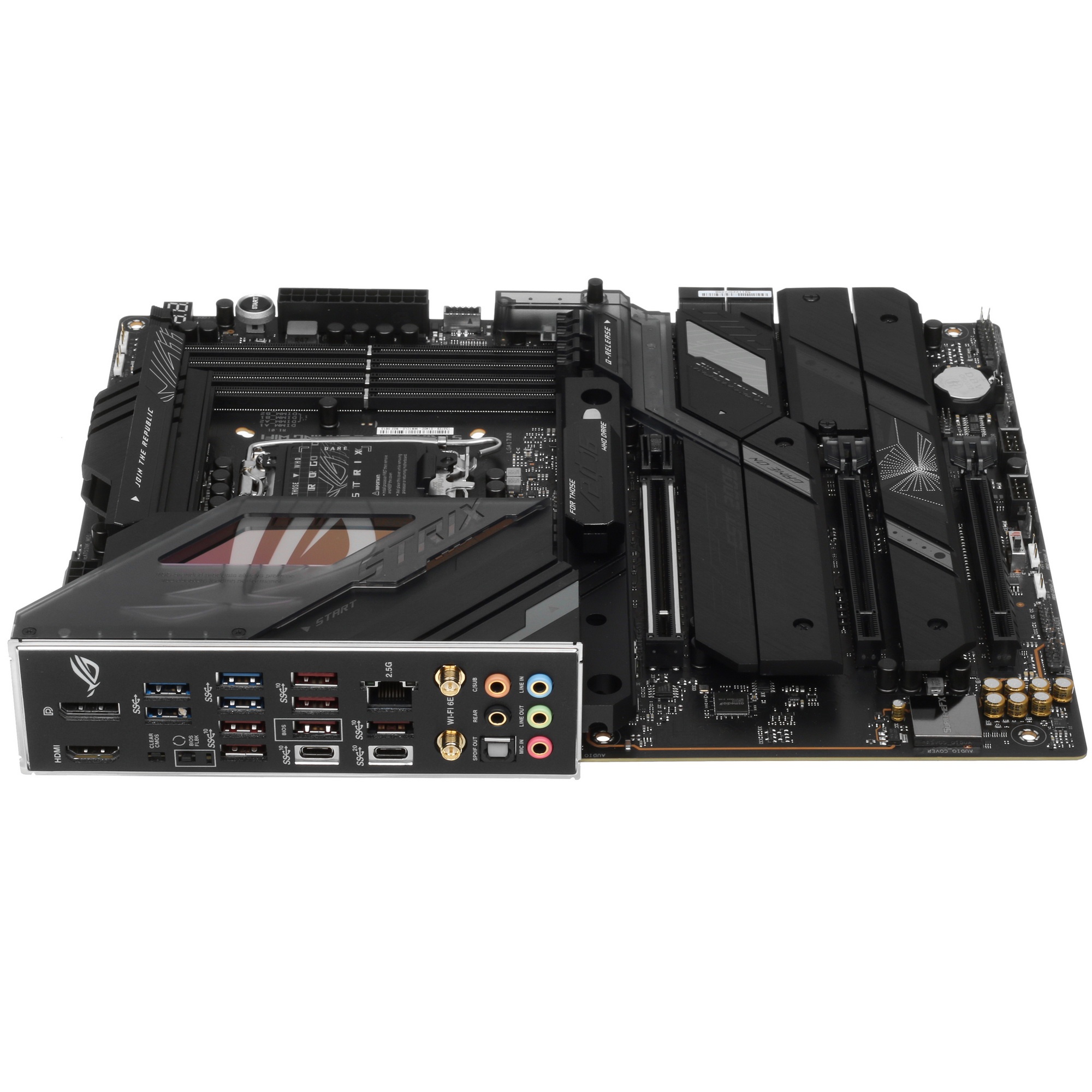 Материнская плата ASUS ROG STRIX Z790-E GAMING WIFI, LGA 1700, Intel Z790, 4xDDR5, 4xSATA, 5xM.2, 1x