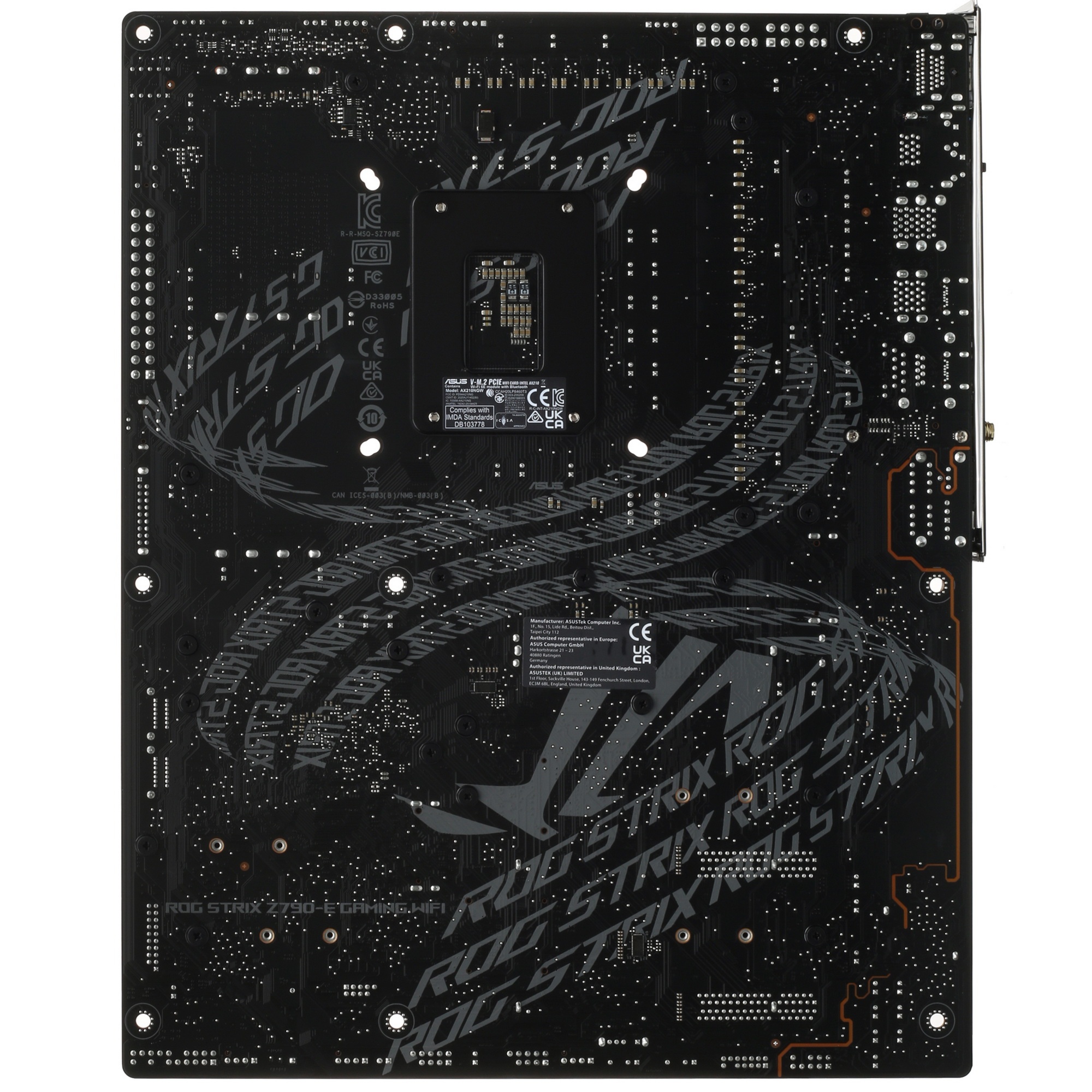 Материнская плата ASUS ROG STRIX Z790-E GAMING WIFI, LGA 1700, Intel Z790, 4xDDR5, 4xSATA, 5xM.2, 1x