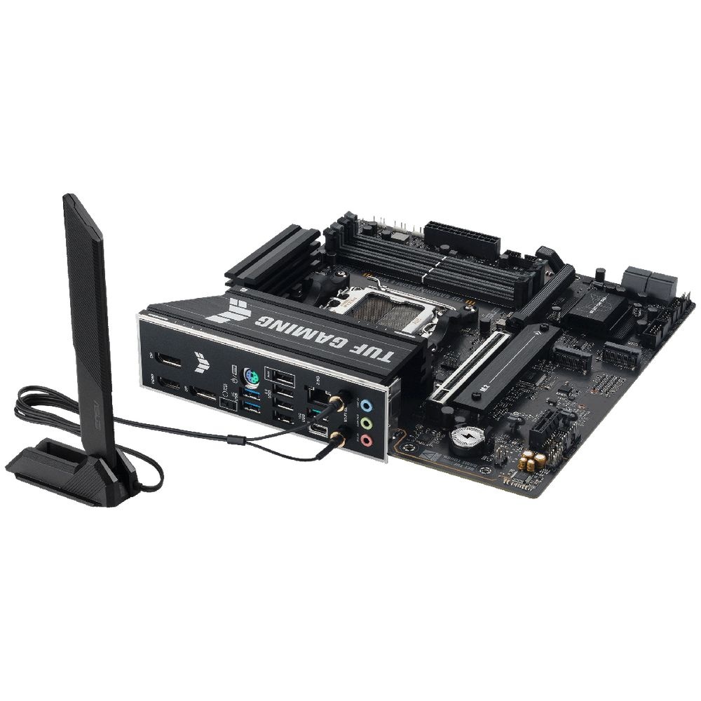 Материнская плата ASUS TUF GAMING B850M-E WIFI, AM5, AMD B850, 4xDDR5, 4xSATA, 3xM.2, 1xPCIe 5.0 x16