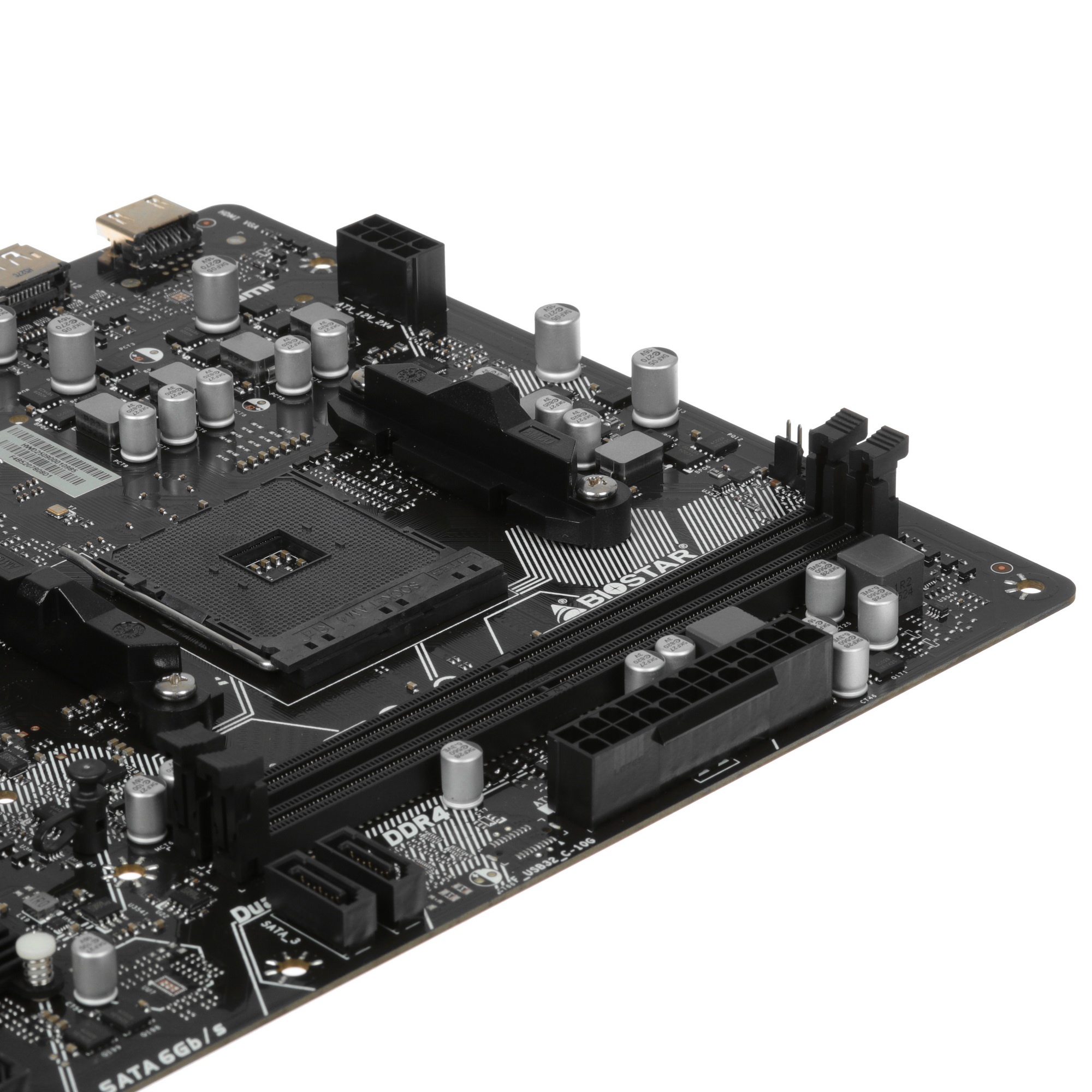 Материнская плата Biostar A520MS, AM4, AMD A520, 2xDDR4, 4xSATA, 1xM.2, 1xPCIe 3.0 x16, 2xPCIe x1, 1