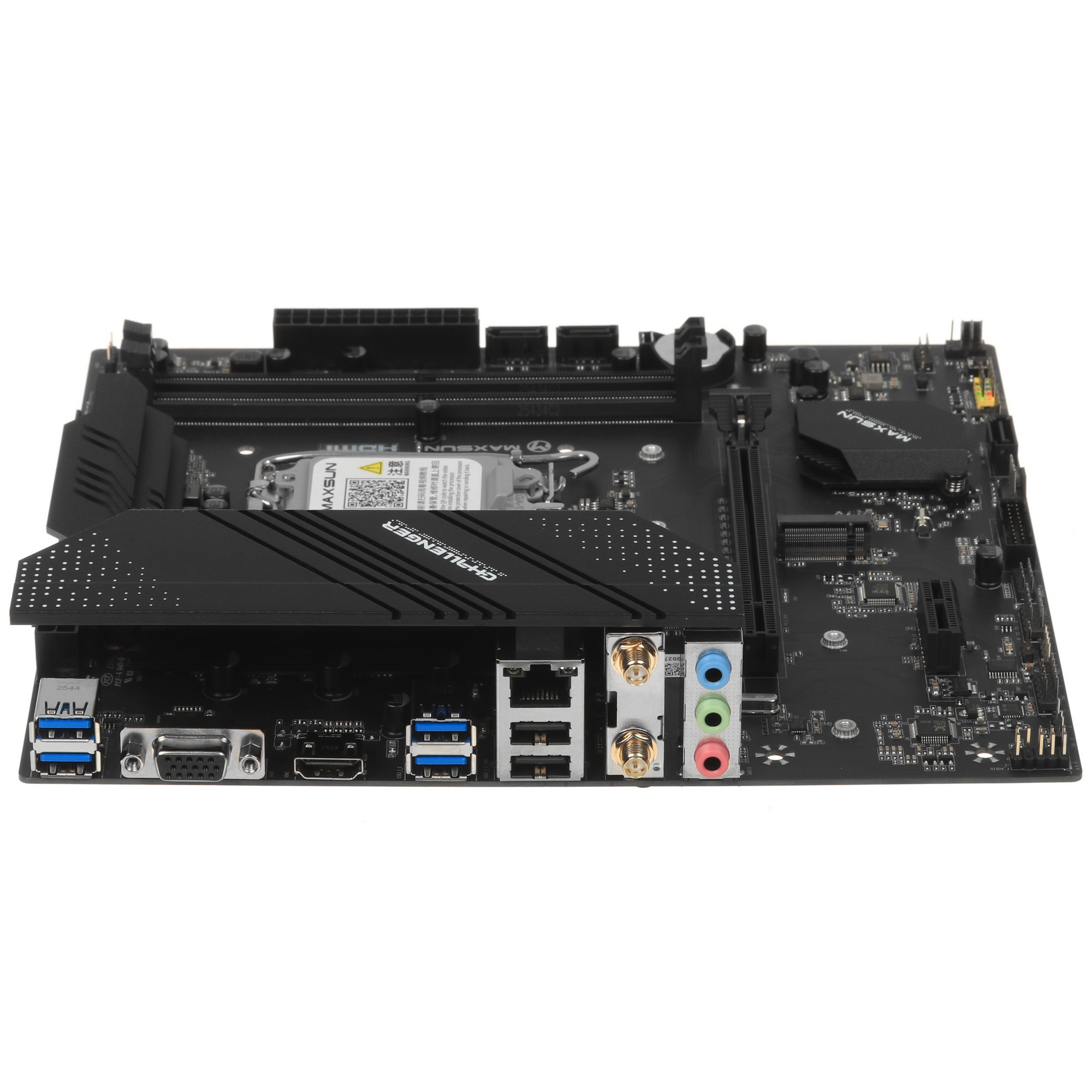 Материнская плата Maxsun MS-B760M I-CAFE B760, LGA1700, 2*DDR5, 1*PCIEx16, 1*PCIEx4, 3*M.2, 4*USB3.2