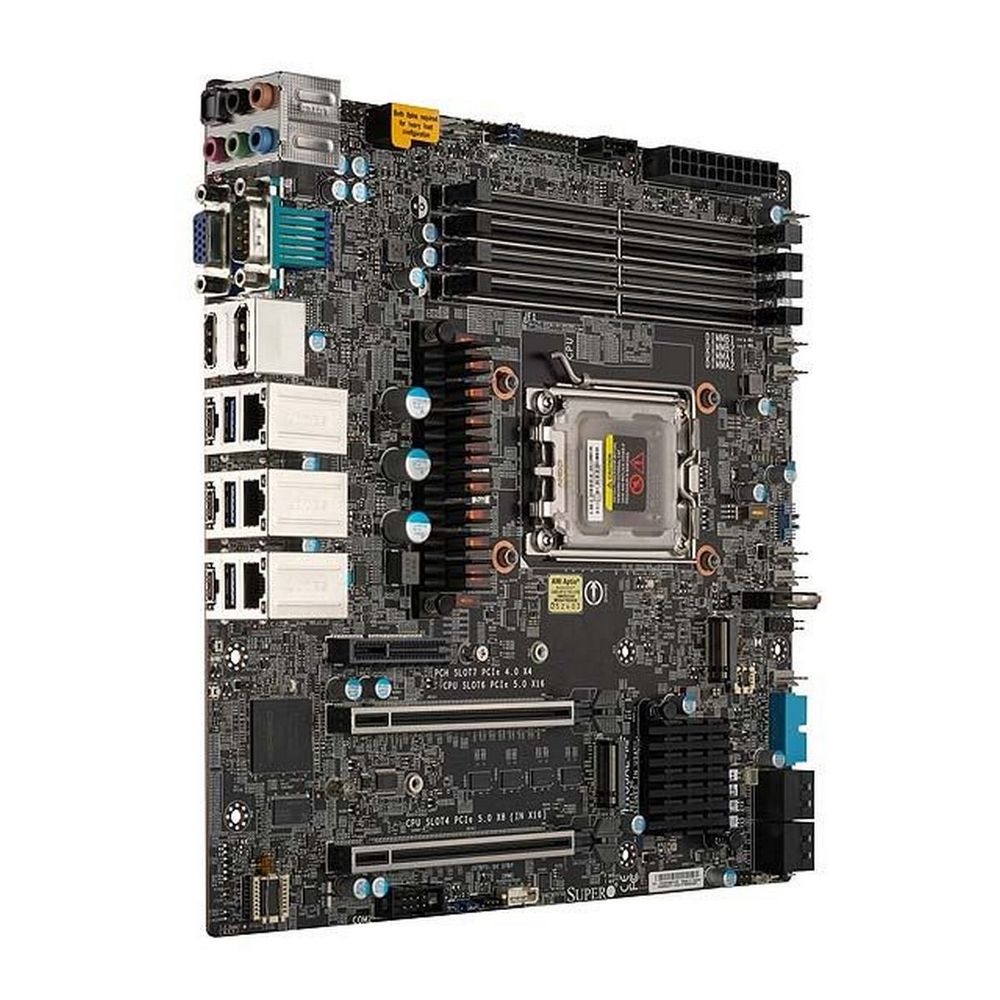 Материнская плата Supermicro MBD-H13SAE-MF-B, AM5, AMD B650, 4xDDR5, 4xSATA, 2xM.2, 3xPCI-E 5.0 x16,