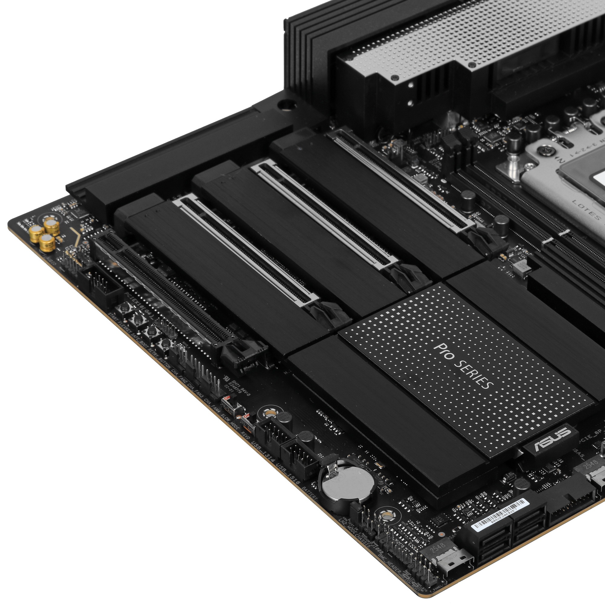 Материнская плата ASUS PRO WS TRX50-SAGE WIFI A, AMD TRX50, 4*DDR5, 4*SATA, 3*M.2, 2 x SlimSAS, 6*US