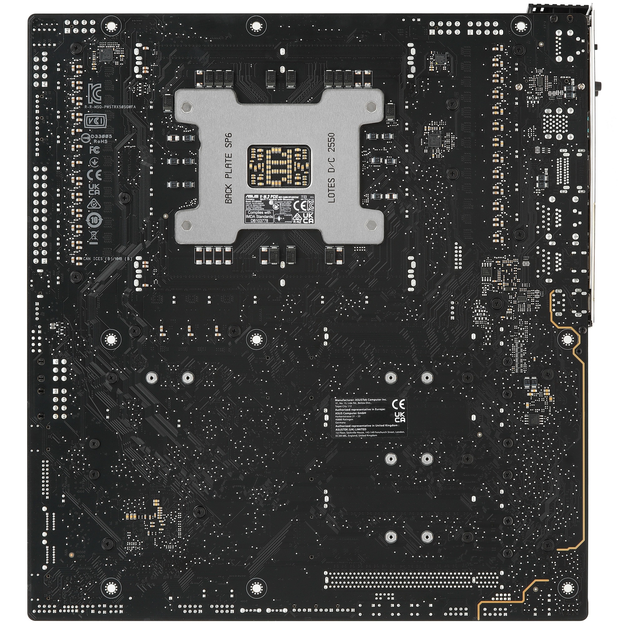 Материнская плата ASUS PRO WS TRX50-SAGE WIFI A, AMD TRX50, 4*DDR5, 4*SATA, 3*M.2, 2 x SlimSAS, 6*US