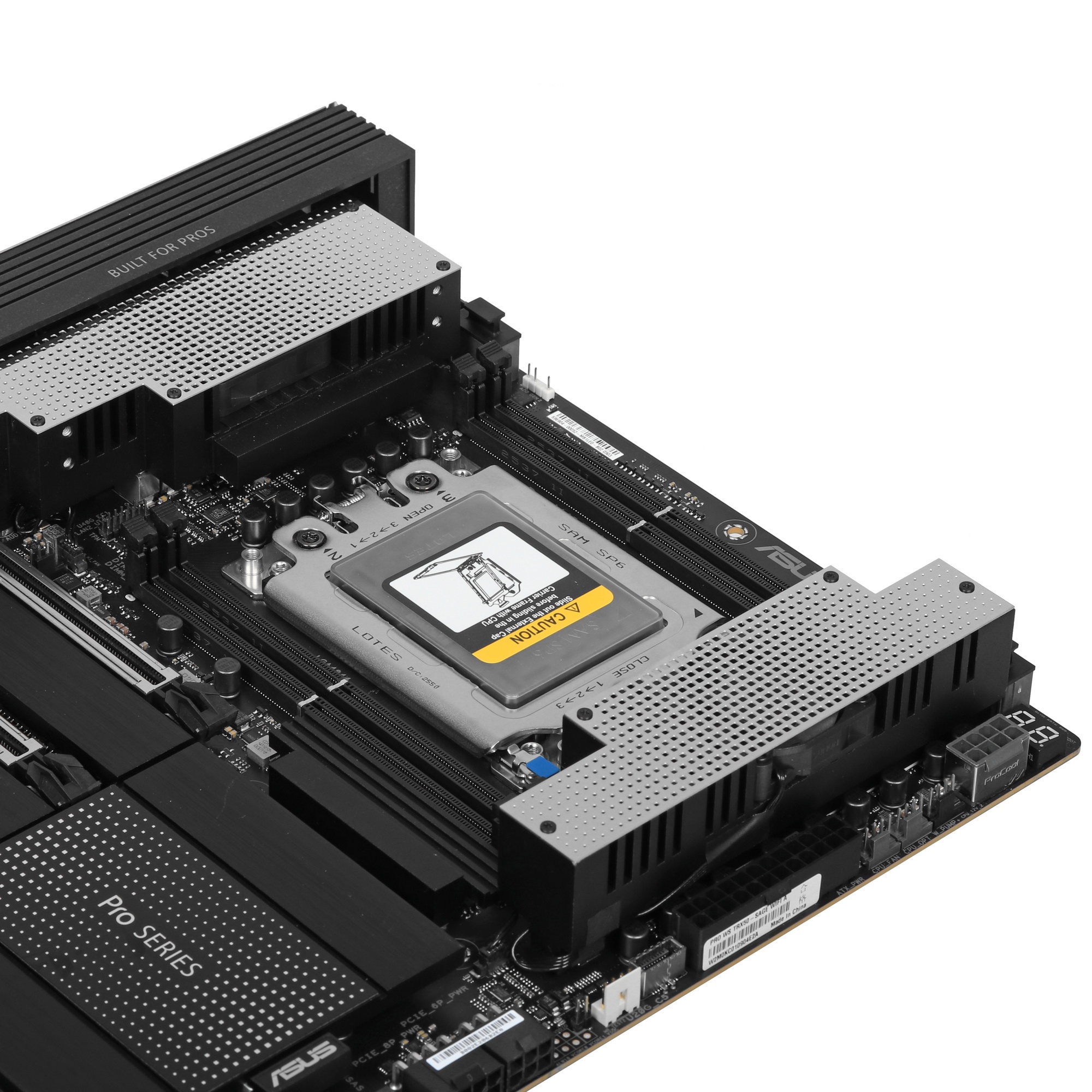 Материнская плата ASUS PRO WS TRX50-SAGE WIFI A, AMD TRX50, 4*DDR5, 4*SATA, 3*M.2, 2 x SlimSAS, 6*US
