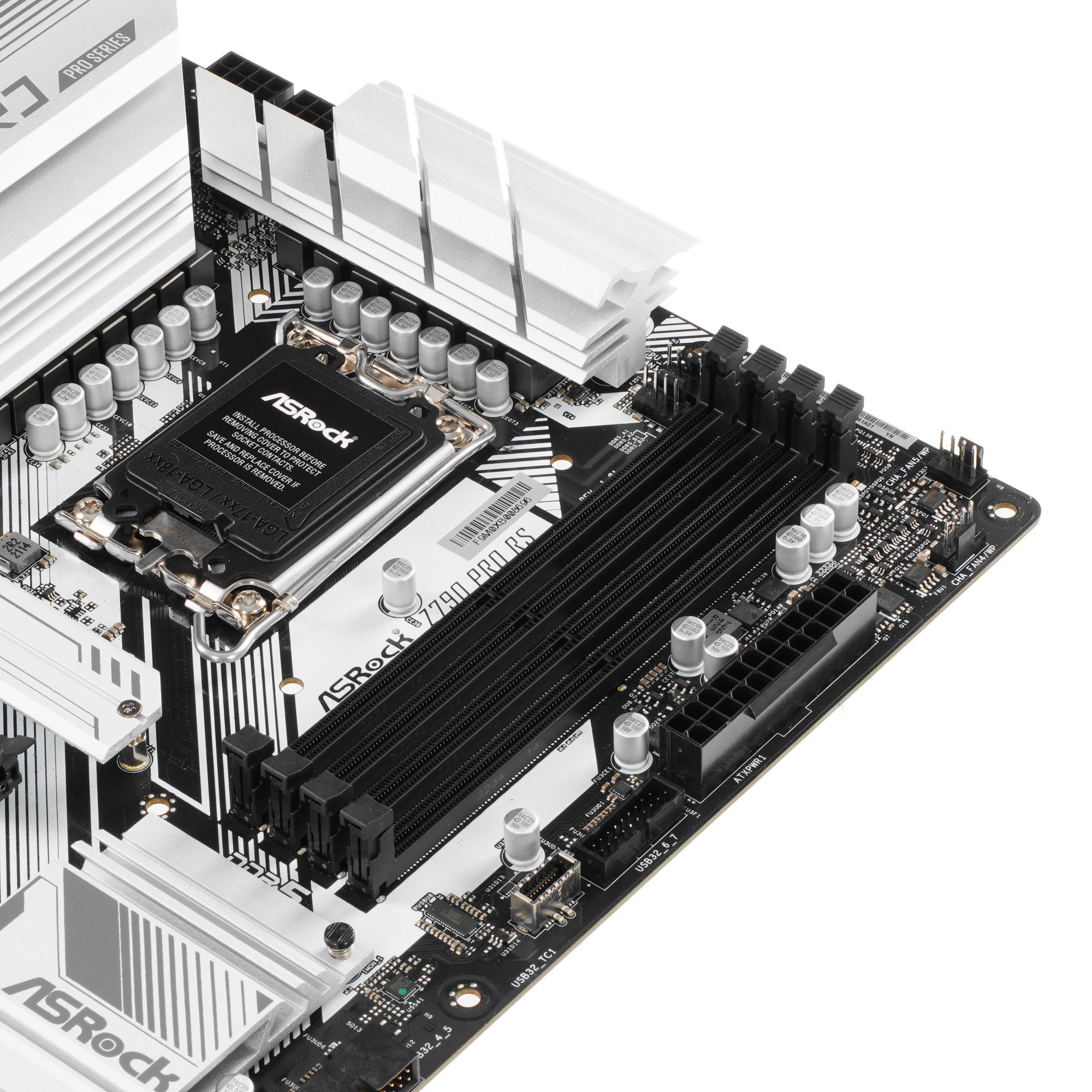 Материнская плата ASRock Z790 Pro RS, LGA 1700, Intel Z790, 4xDDR5, 8xSATA, 4xM.2, 1xPCI-E 5.0 x16,