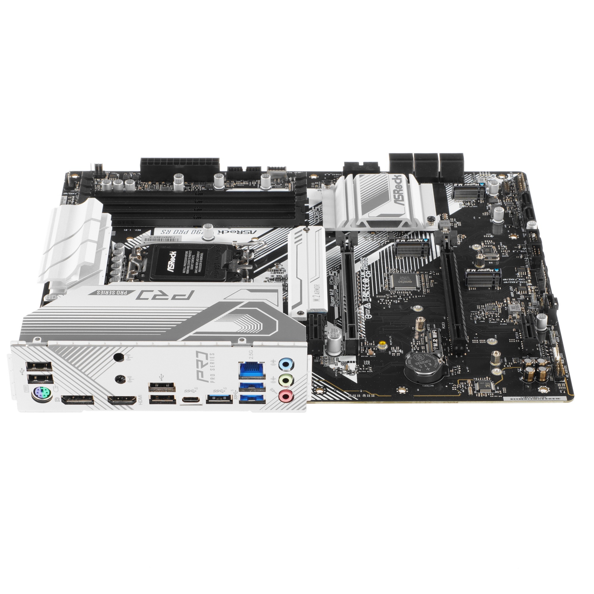 Материнская плата ASRock Z790 Pro RS, LGA 1700, Intel Z790, 4xDDR5, 8xSATA, 4xM.2, 1xPCI-E 5.0 x16,