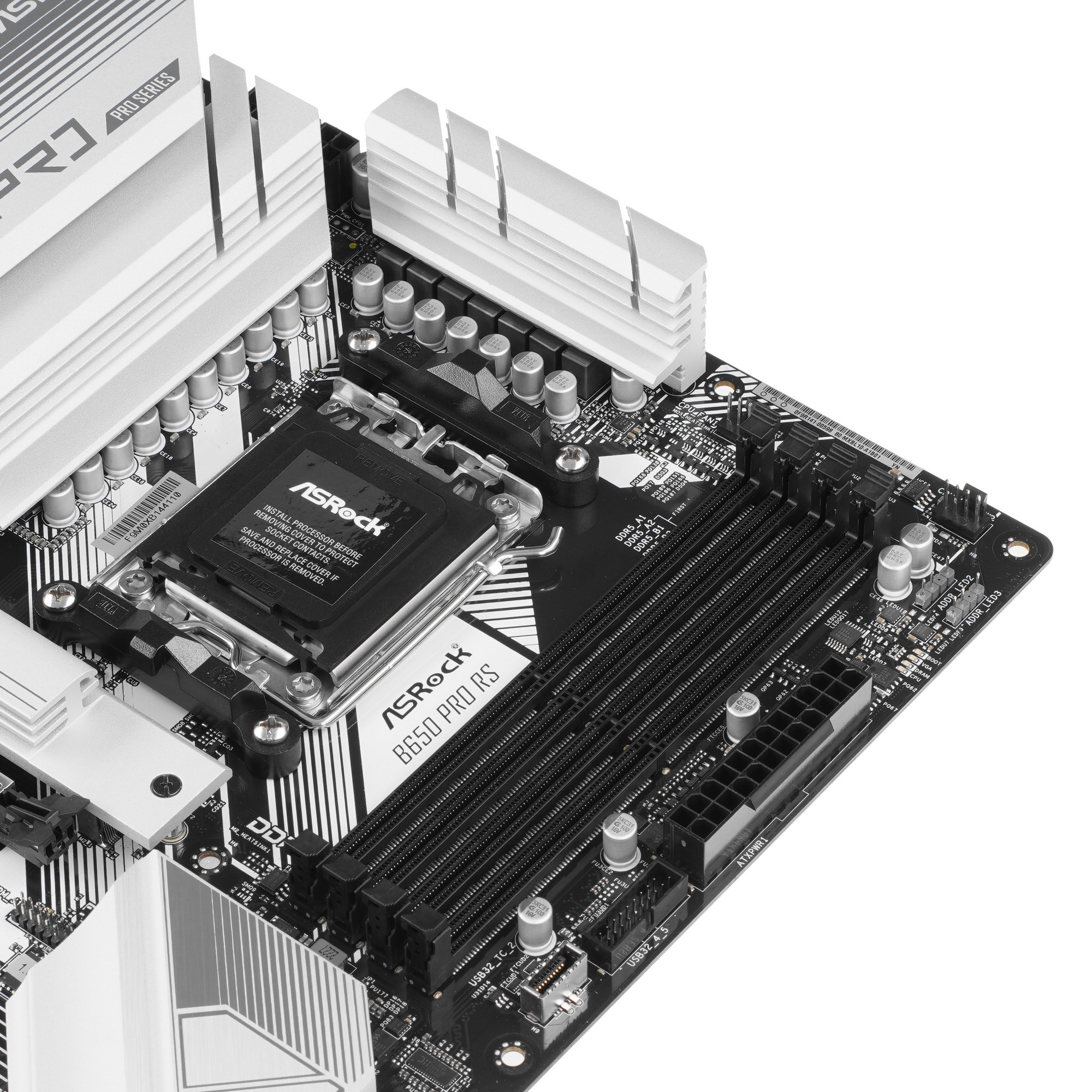 Материнская плата ASRock B650 PRO RS, Socket AM5, AMD B650, 4xDDR5-5200, HDMI+DP, 2xPCI-Ex16, 1xPCI-
