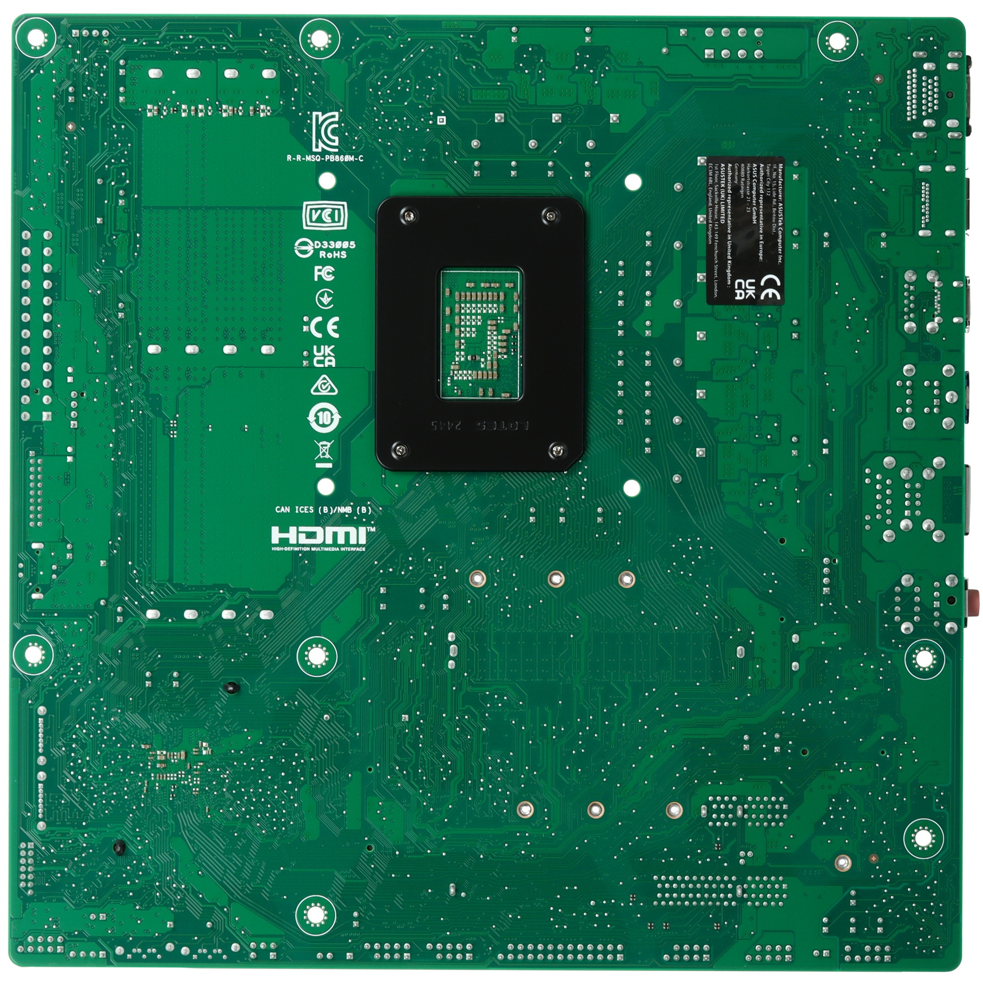 Материнская плата ASUS PRO B860M-C-CSM, LGA1851, B860, 4*DDR5, 4*SATA, 2*M.2, 2*USB 3.2, 6*USB 2.0,