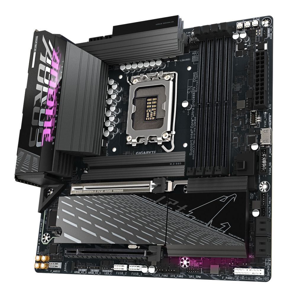 Материнская плата Gigabyte OEM B860M AORUS ELITE WIFI6E, Socket 1851, Intel®B860, 4xDDR5-6400, HDMI+