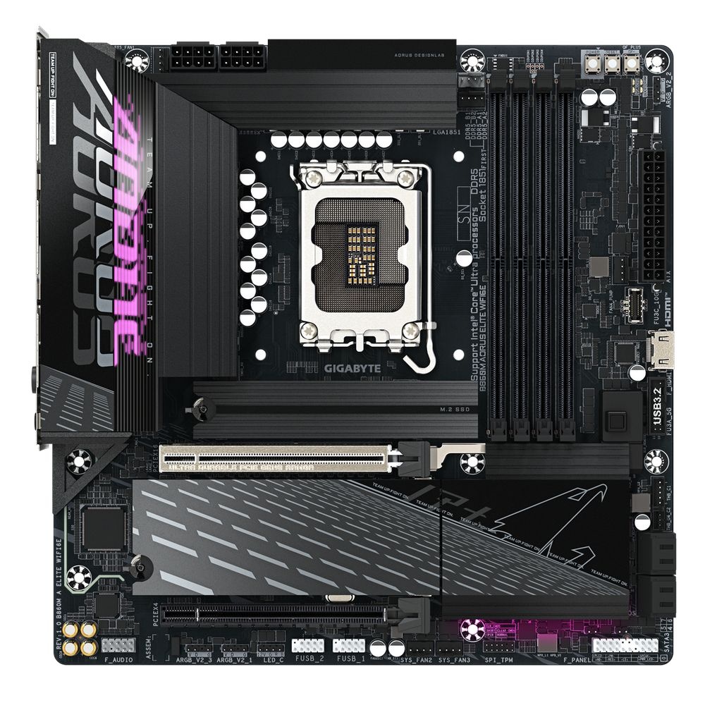 Материнская плата Gigabyte OEM B860M AORUS ELITE WIFI6E, Socket 1851, Intel®B860, 4xDDR5-6400, HDMI+