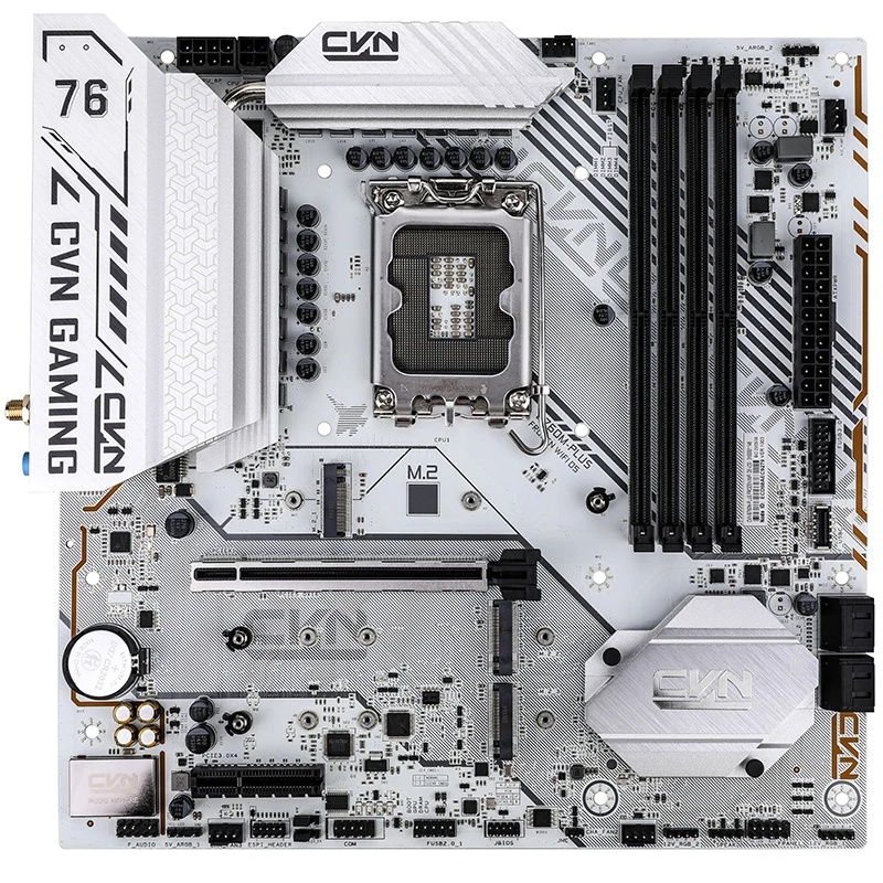 Материнская плата Colorful CVN B760M-PLUS FROZEN WIFI D5 V20, LGA 1700, Intel B760, 4xDDR5, 4xSATA,
