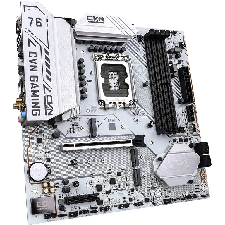 Материнская плата Colorful CVN B760M-PLUS FROZEN WIFI D5 V20, LGA 1700, Intel B760, 4xDDR5, 4xSATA,