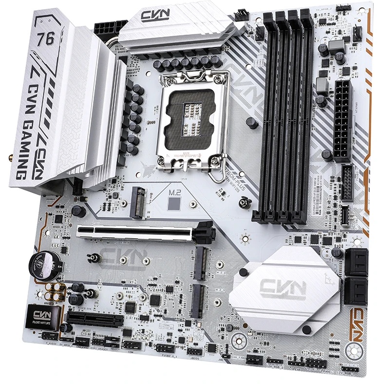 Материнская плата Colorful CVN B760M-PLUS FROZEN WIFI D5 V20, LGA 1700, Intel B760, 4xDDR5, 4xSATA,