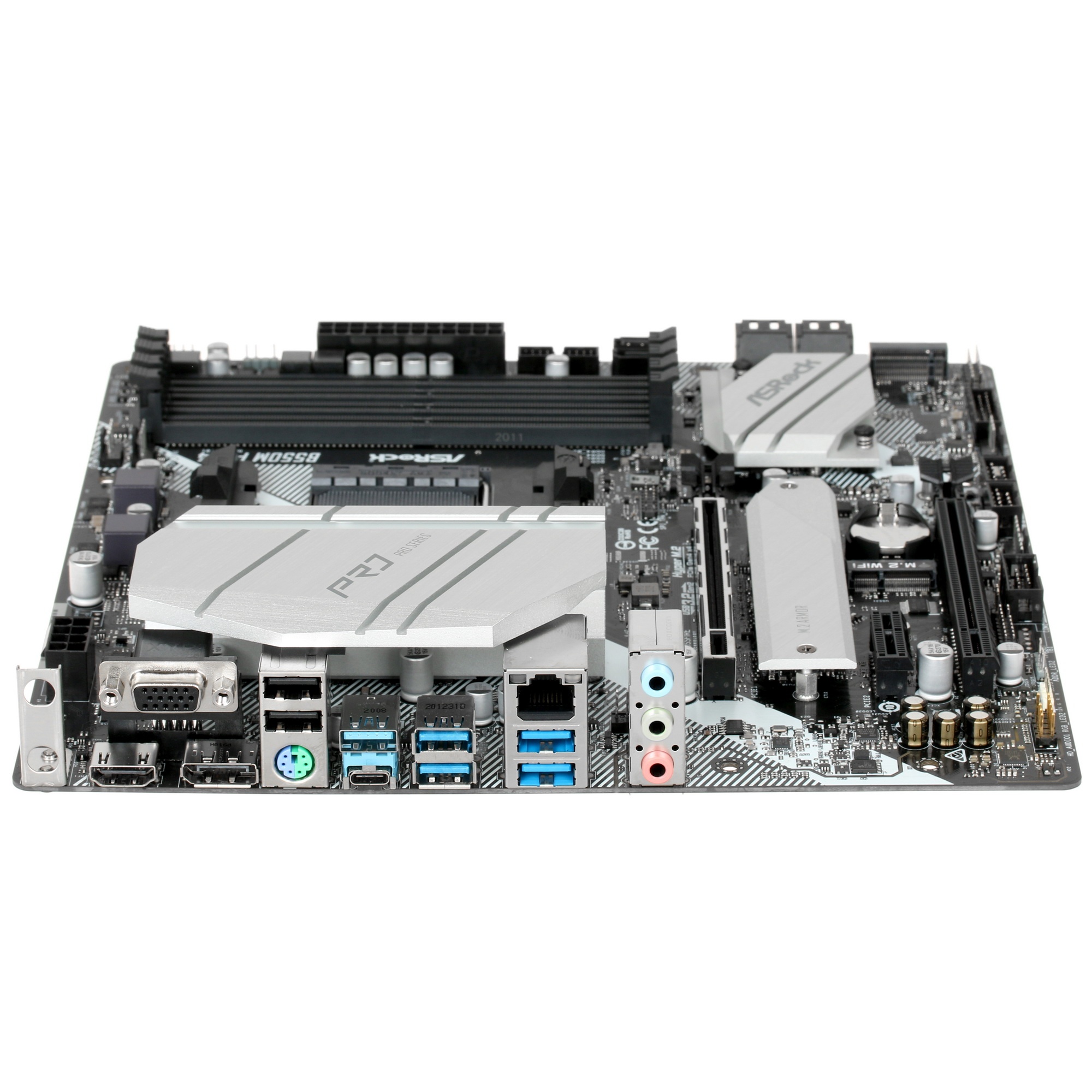 Материнская плата ASRock B550M Pro4, AM4, AMD B550, 4xDDR4, 6xSATA, 2xM.2, 1xPCI-E 3.0 x16, 1xPCI-E