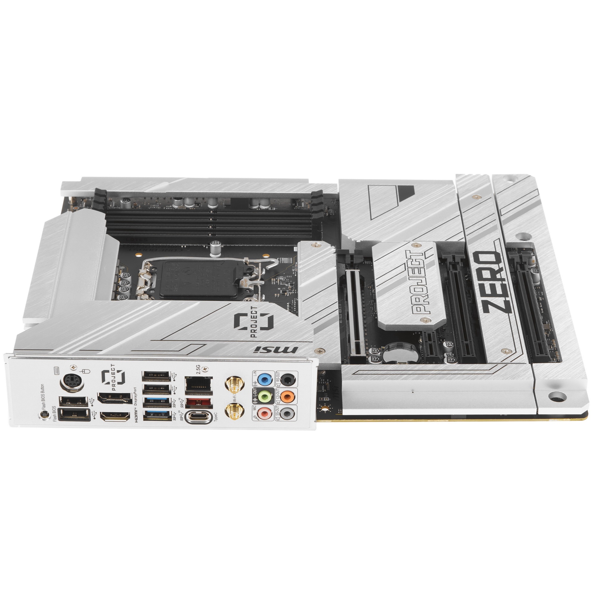 Материнская плата MSI Z790 PROJECT ZERO, LGA 1700, Intel Z790, 4xDDR5, 6xSATA, 4xM.2, 1xPCIe 5.0 x16