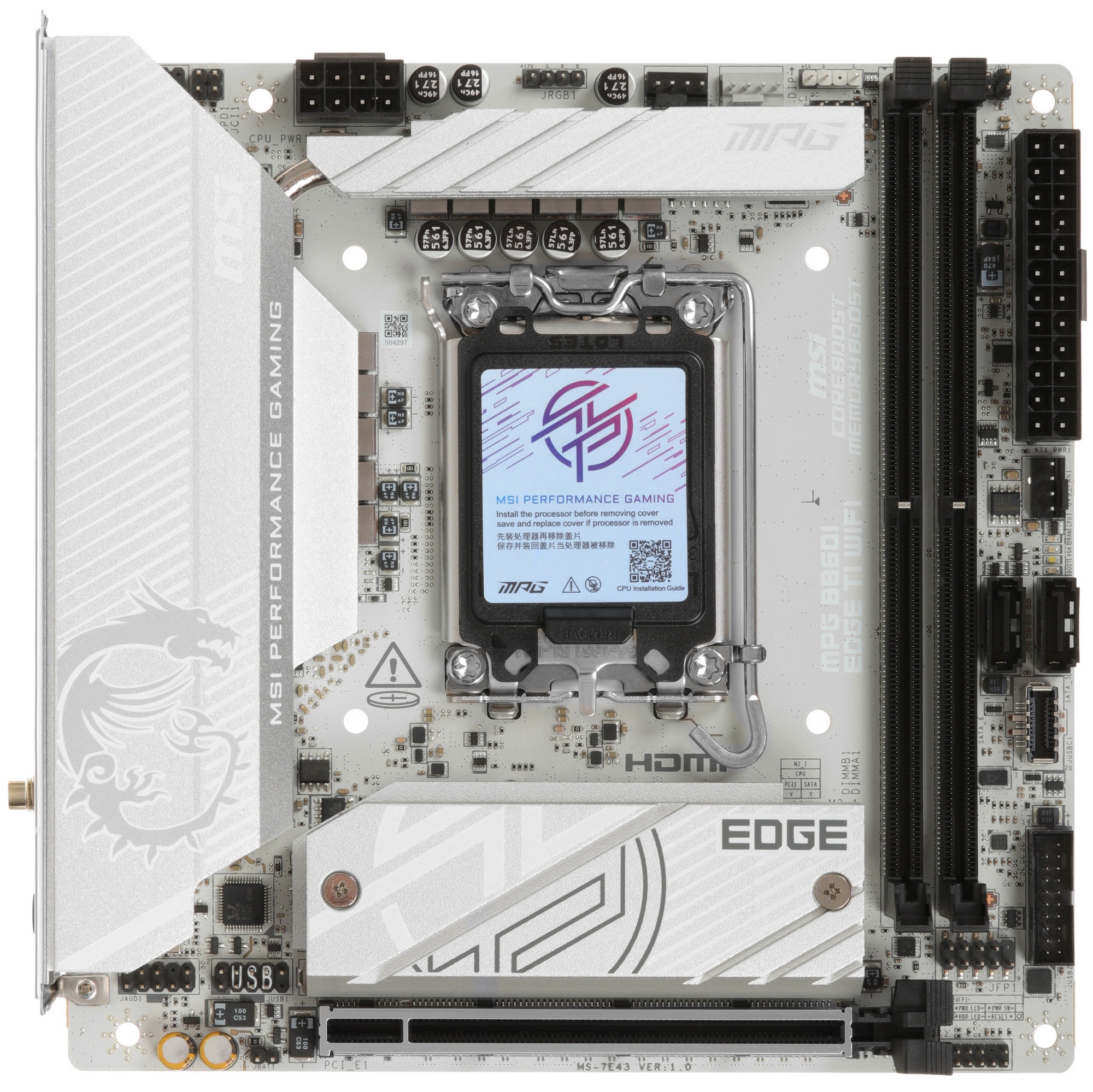 Материнская плата MSI MPG B860I EDGE TI WIFI