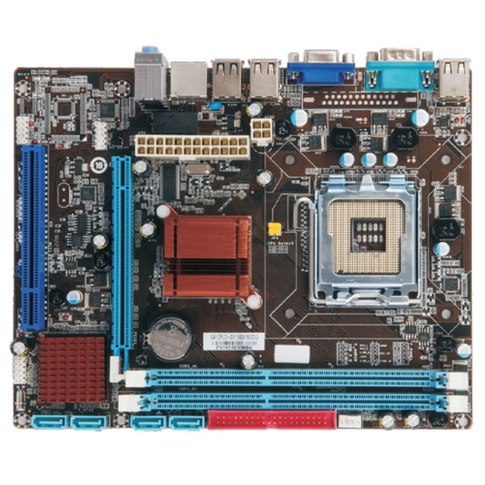 Материнская плата Esonic G41CPL3, LGA 775, Intel G41, 2xDDR3, 4xSATA, 1xIDE, 1xPCIe 1.1 x16, 1xVGA,