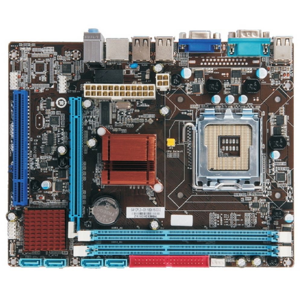 Материнская плата Esonic G41CPL3, LGA 775, Intel G41, 2xDDR3, 4xSATA, 1xIDE, 1xPCIe 1.1 x16, 1xVGA,