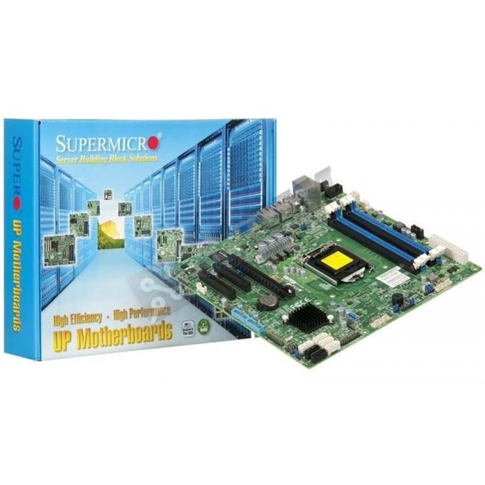 Материнская плата Supermicro MBD-X10SLM-F-B