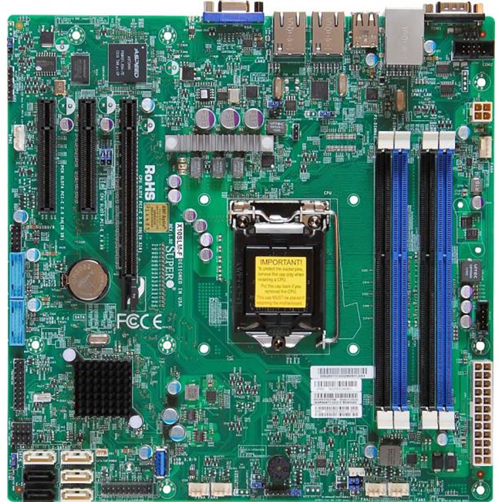 Материнская плата Supermicro MBD-X10SLM-F-B