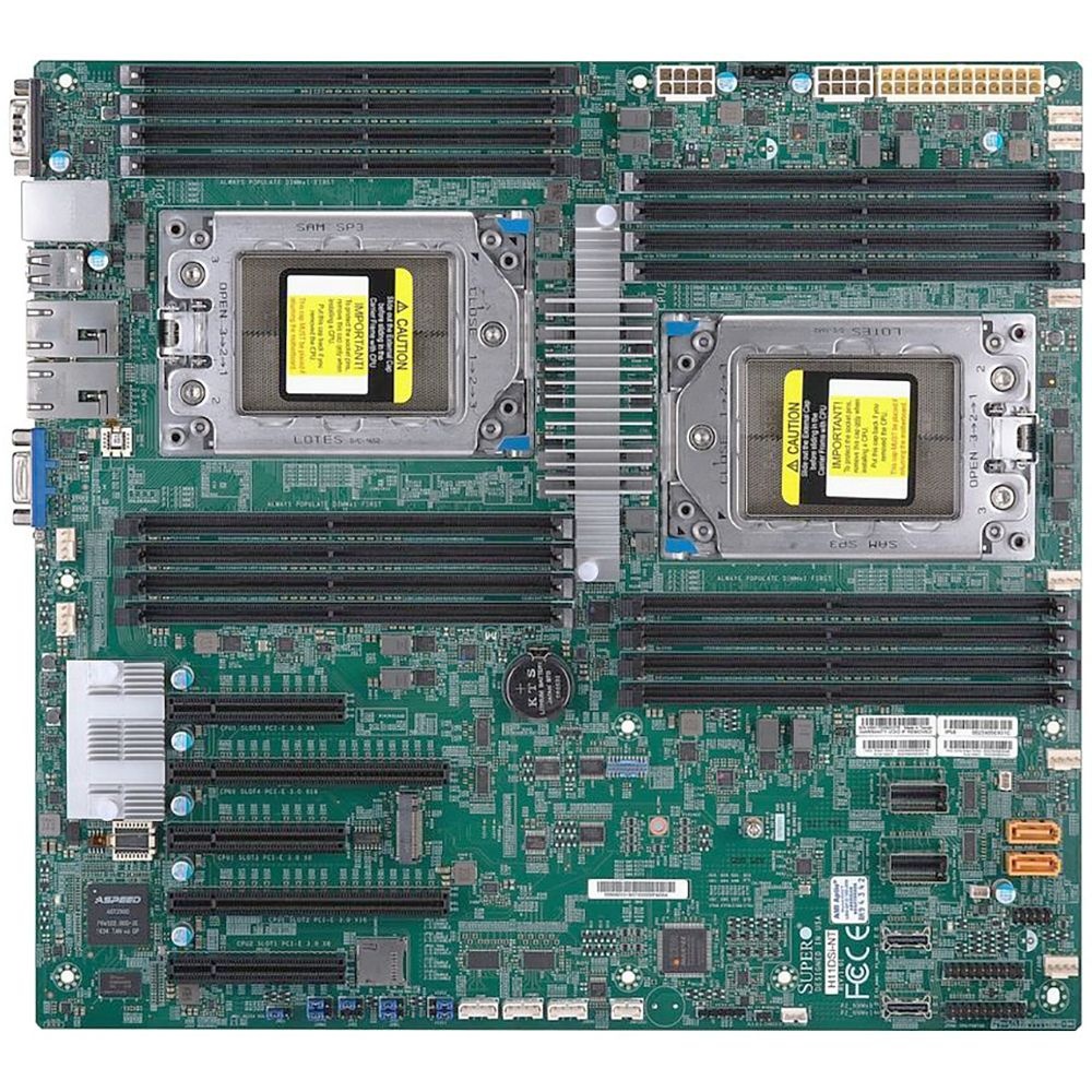 Материнская плата SuperMicro MBD-H11DSi-NT-O Single AMD EPYC™ 7000-Series/Up to 2TB Registered ECC/2