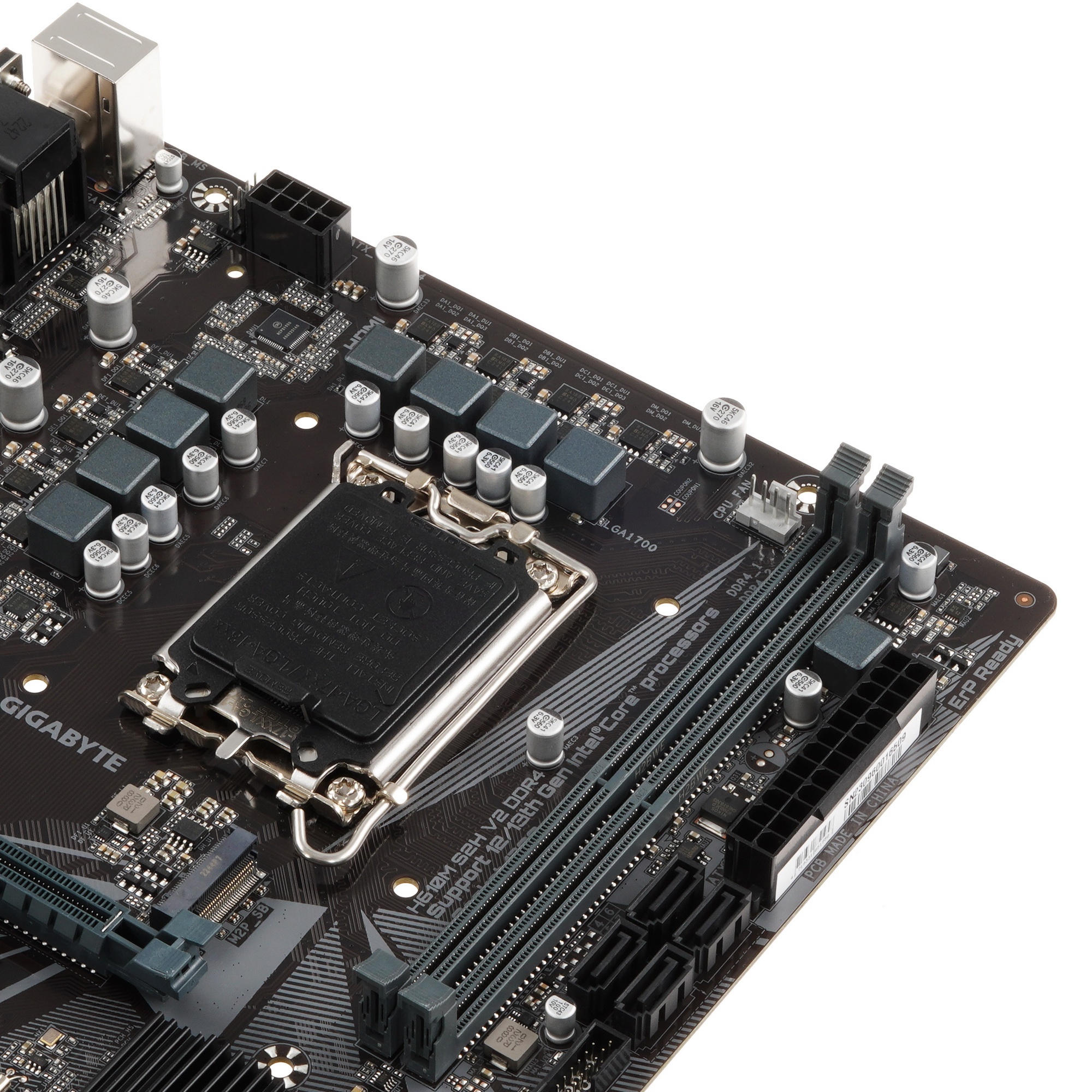Материнская плата Gigabyte H610M S2H V2 DDR4 Soc-1700 Intel H610 2xDDR4 mATX AC`97 8ch(7.1) GbLAN+VG