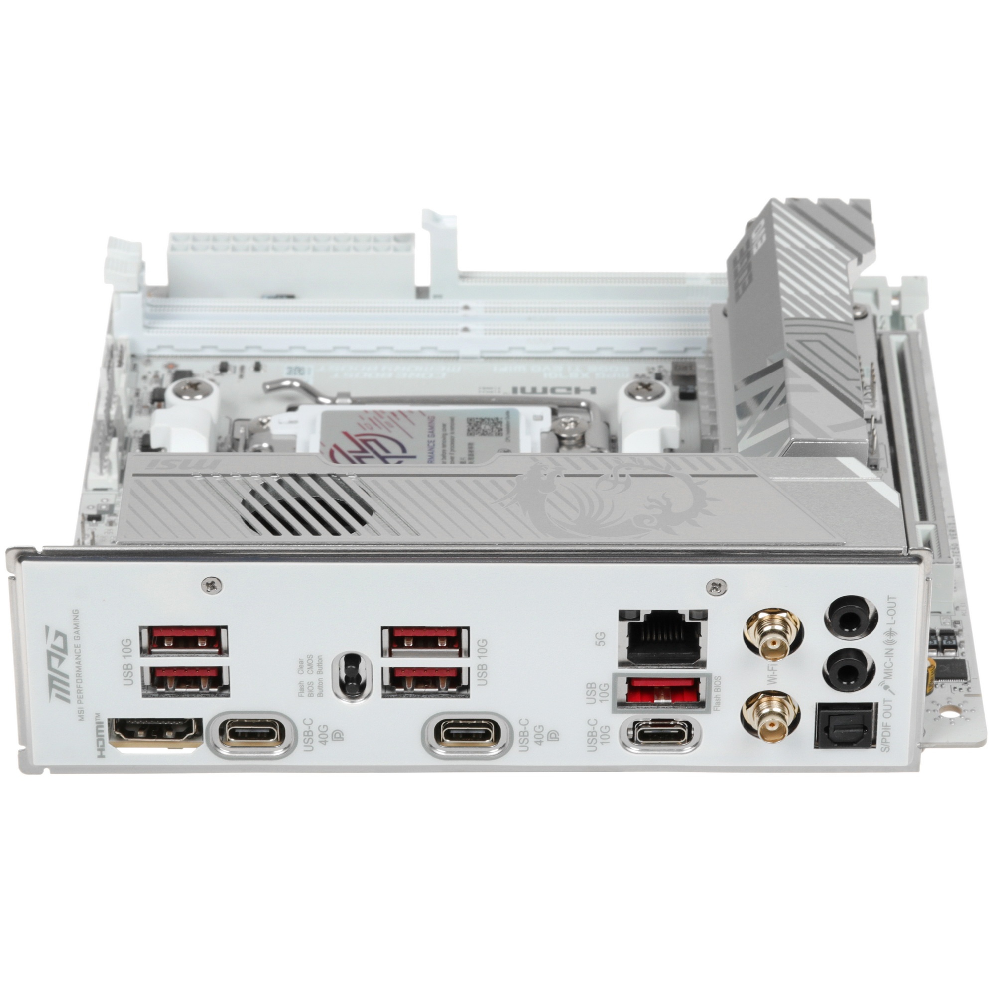 Материнская плата MSI MPG X870I EDGE TI EVO WIFI X870, AM5, 2*DDR5, 1*PCIEx16, 1*M.2, 2*TypeC, 5*USB