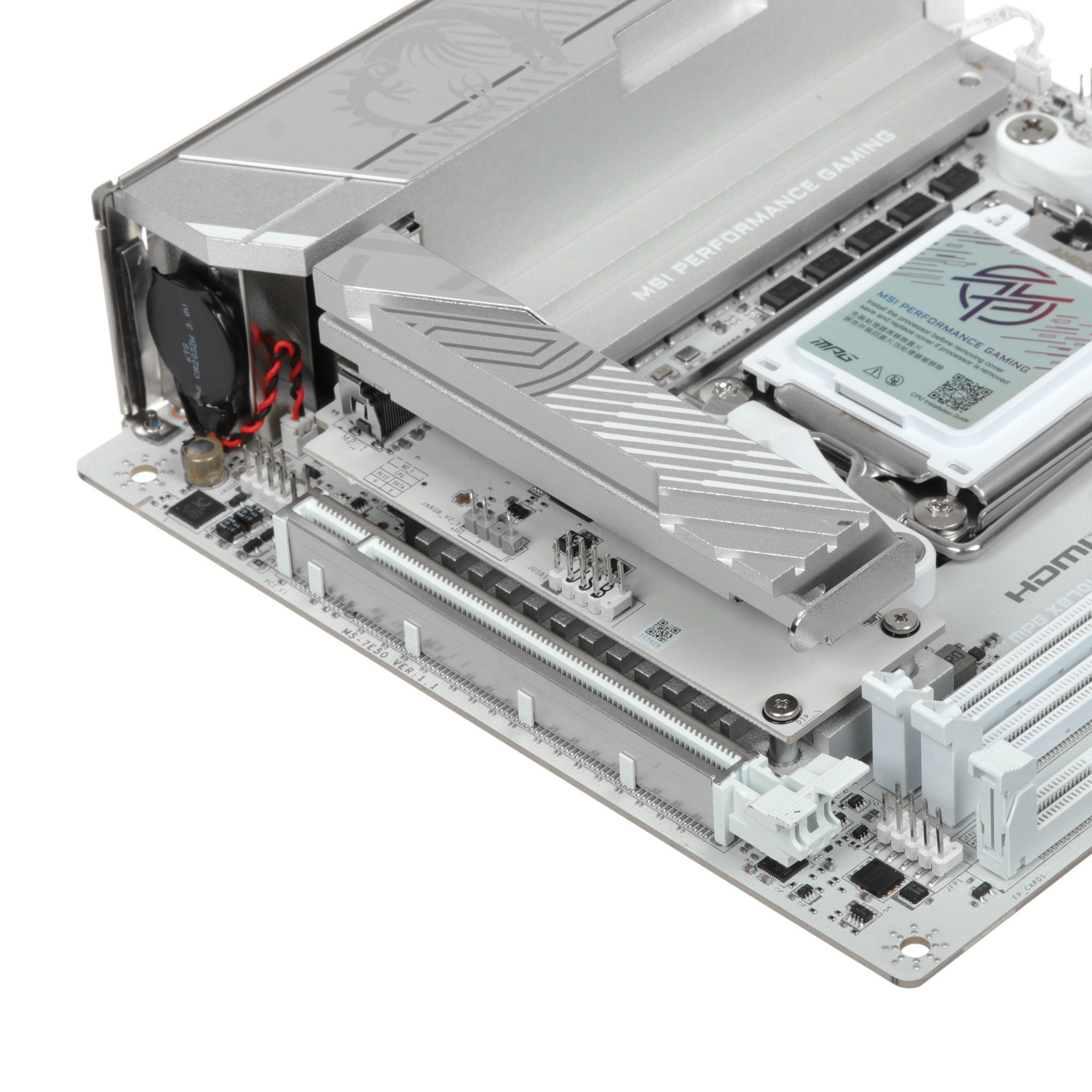 Материнская плата MSI MPG X870I EDGE TI EVO WIFI X870, AM5, 2*DDR5, 1*PCIEx16, 1*M.2, 2*TypeC, 5*USB