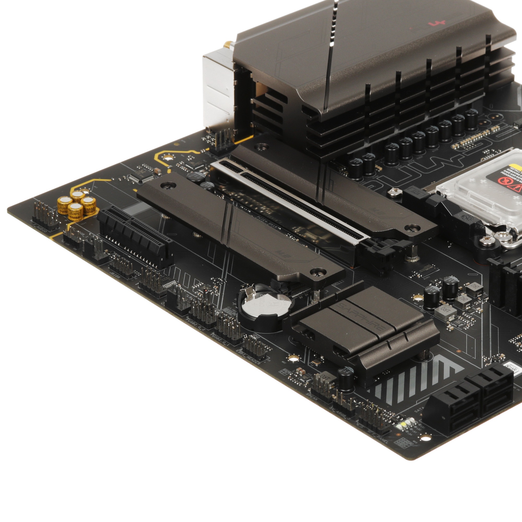 Материнская плата Sapphire B850M PULSE WIFI B850, AM5, 4*DDR5, 1*PCIEx16, 1*PCIEx4, 2*M.2, 2*TypeC,