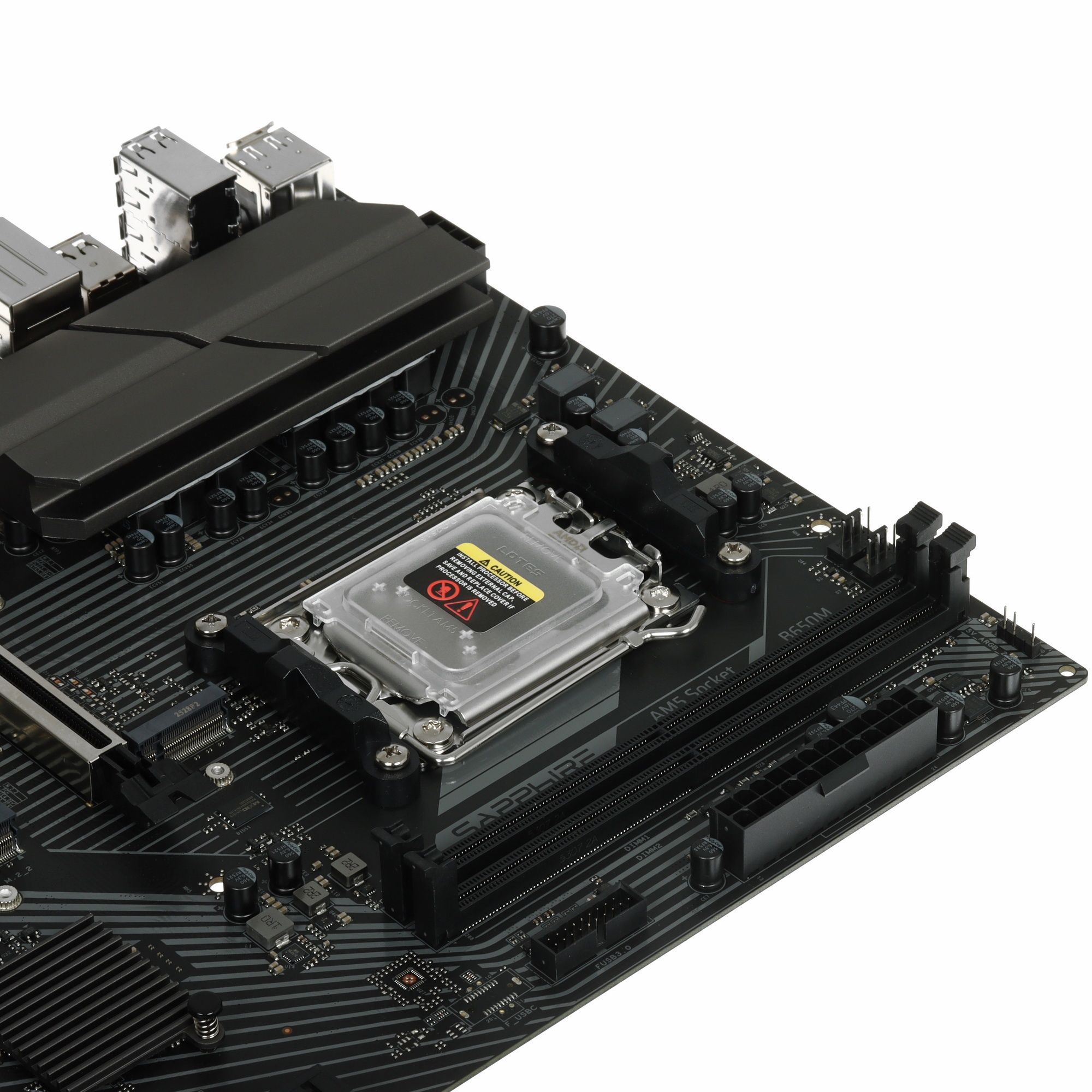 Материнская плата Sapphire B650M-E B650, AM5, 2*DDR5, 1*PCIEx16, 1*PCIEx4, 2*M.2, 4*USB3.2Gen1, 10*U