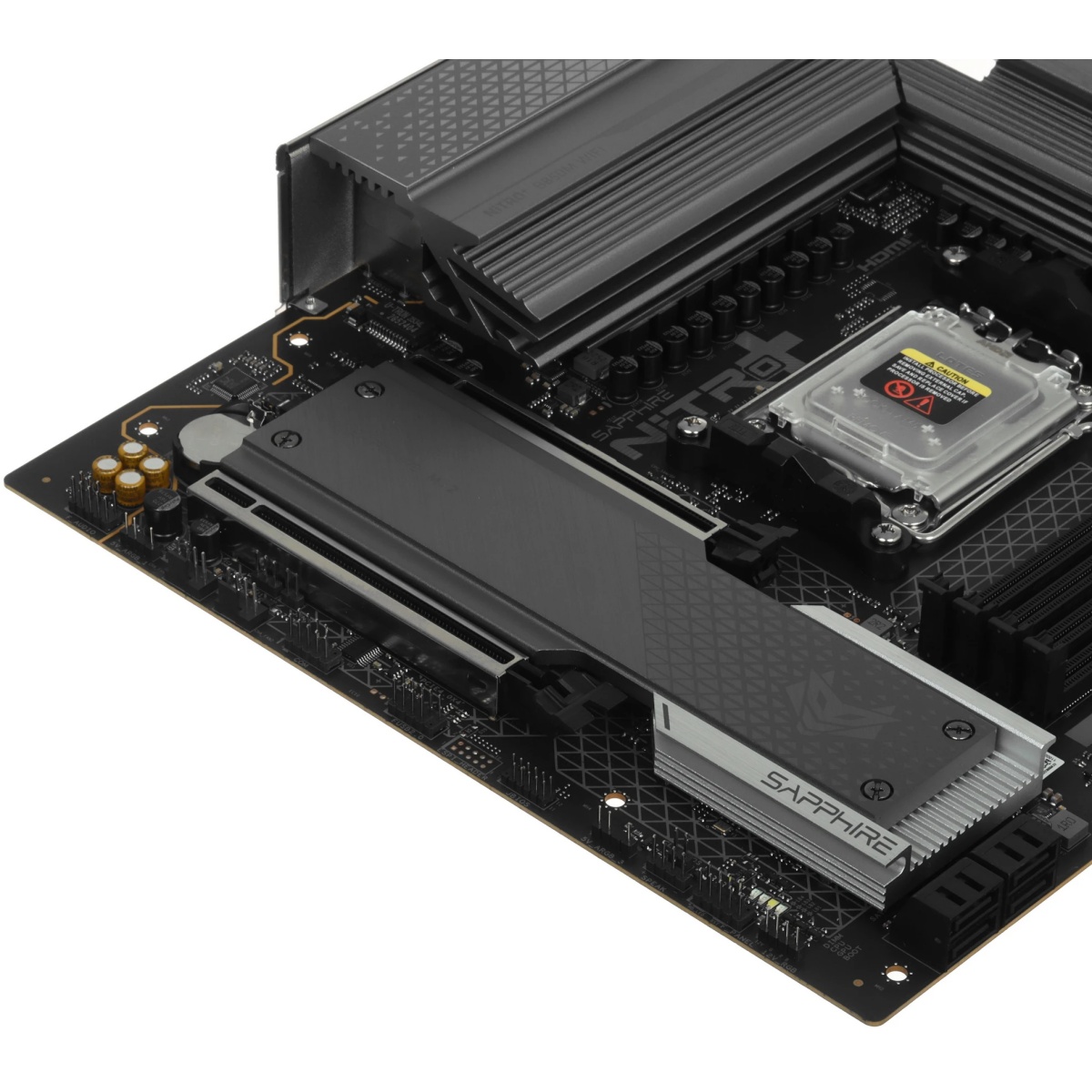 Материнская плата Sapphire B850M NITRO+ WIFI B850, AM5, 4*DDR5, 2*PCIEx16, 2*M.2, 2*TypeC, 3*USB3.2G