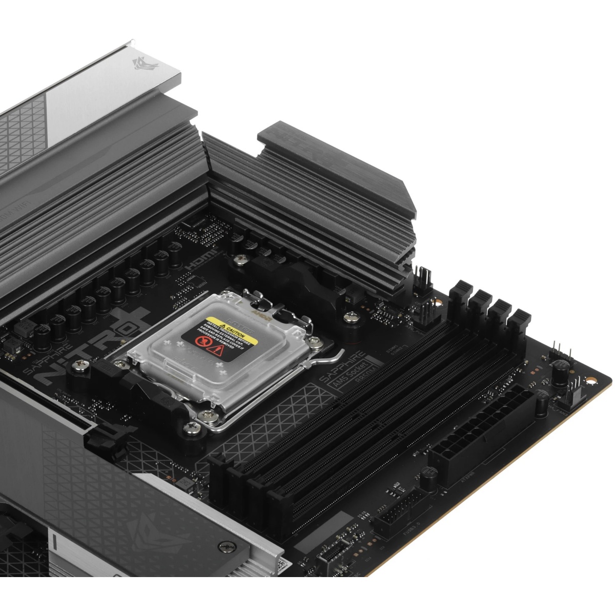 Материнская плата Sapphire B850M NITRO+ WIFI B850, AM5, 4*DDR5, 2*PCIEx16, 2*M.2, 2*TypeC, 3*USB3.2G